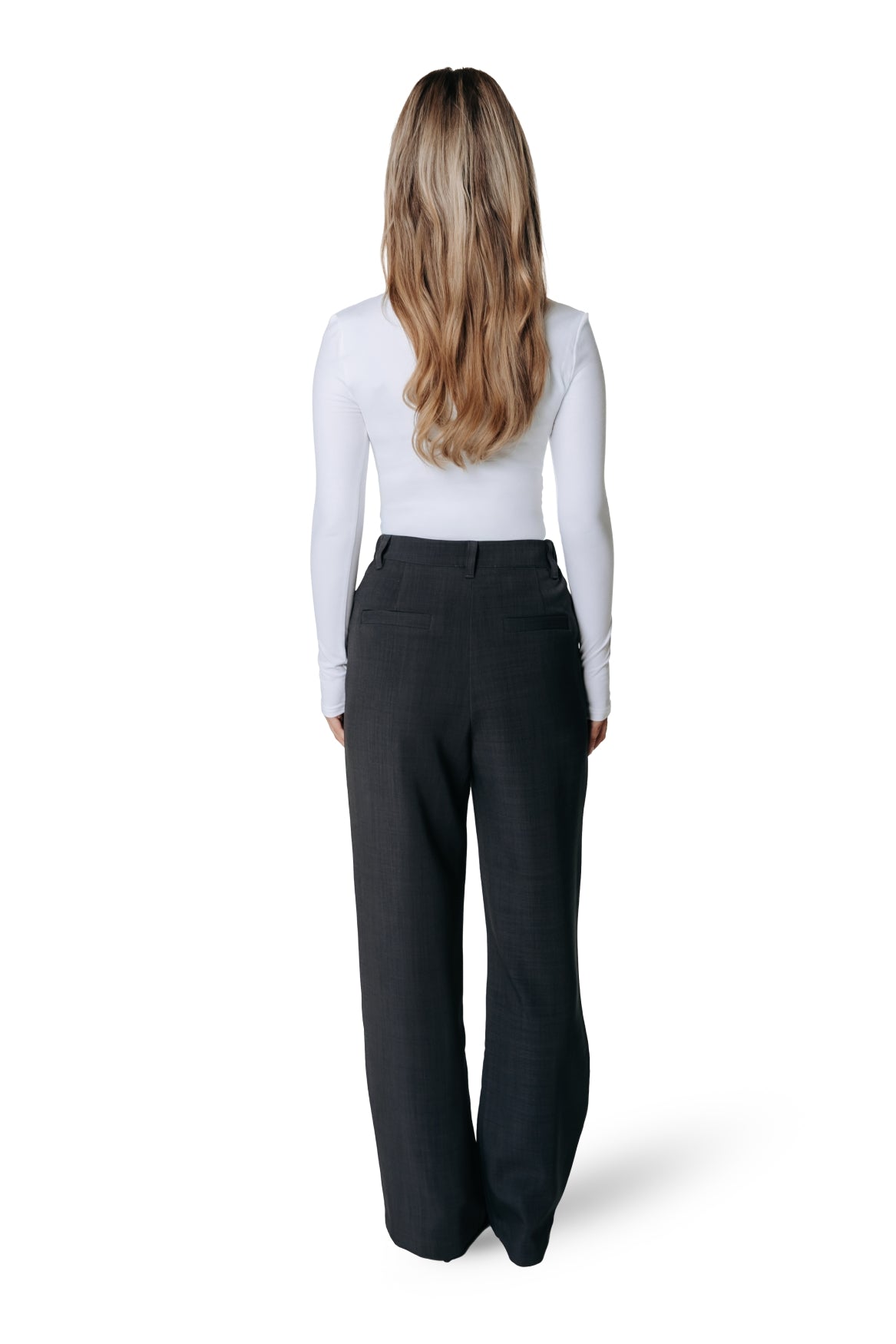 Rus Straight Pants | Dark grey