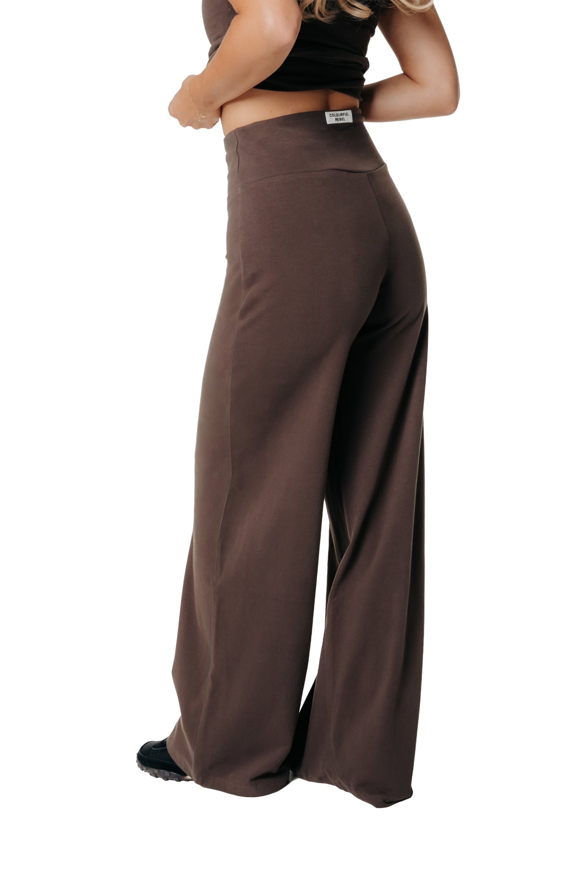 Wide Leg Pants | Brown