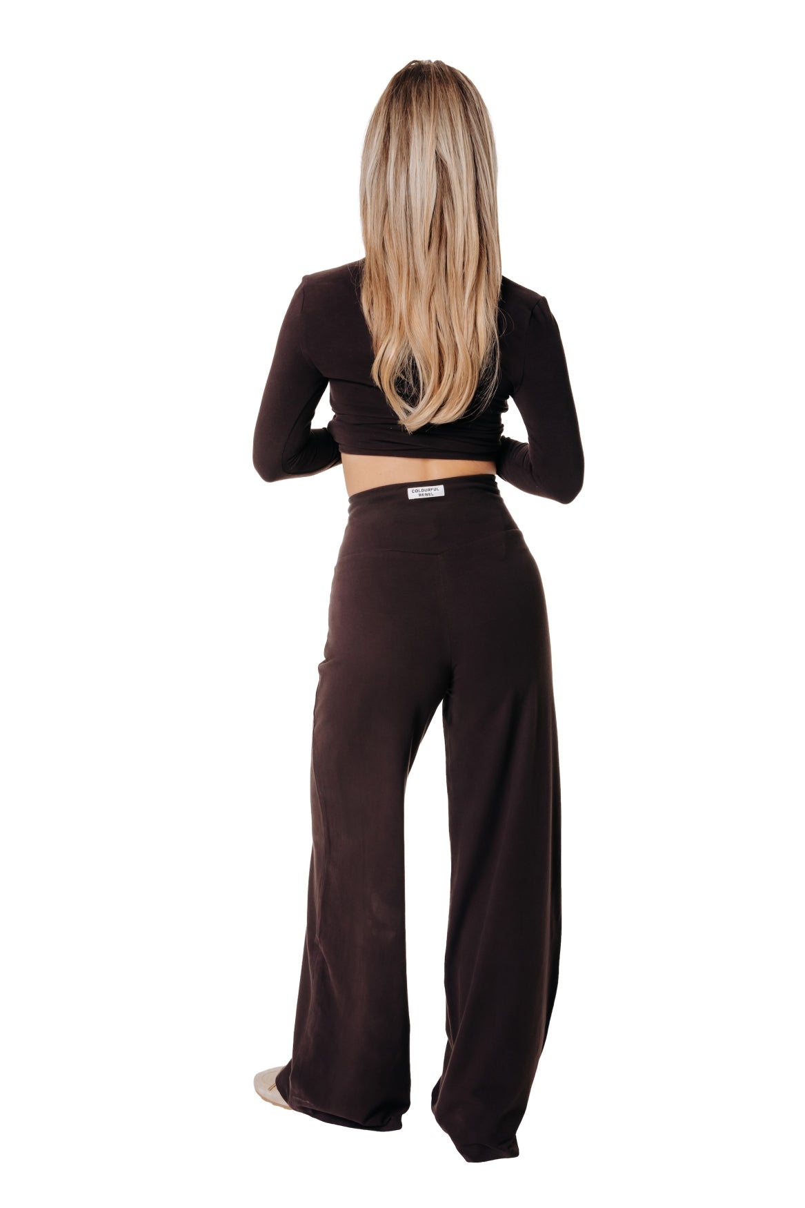 Wide Leg Pants | Darkest Brown