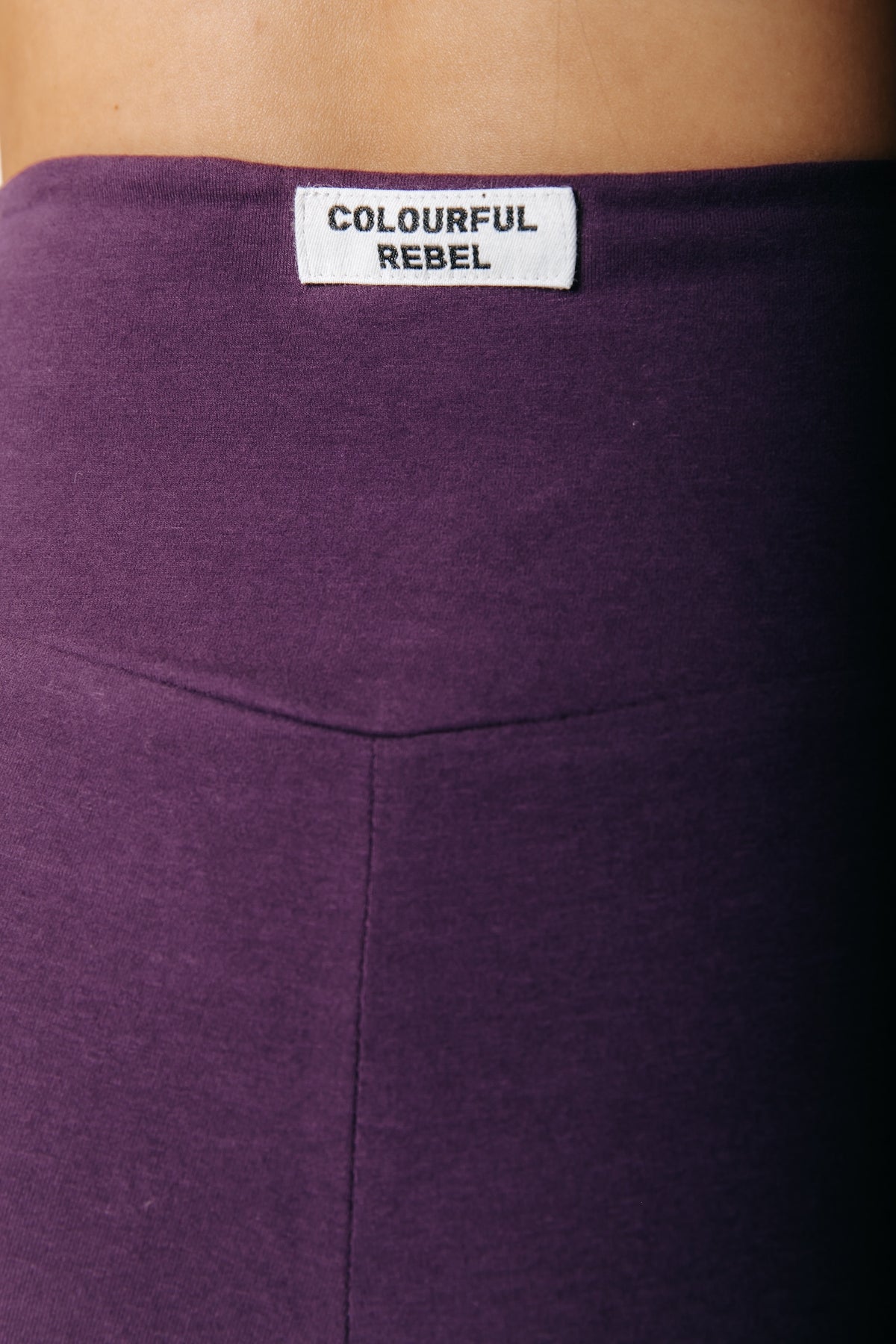 Wide Leg Pants | Dark purple