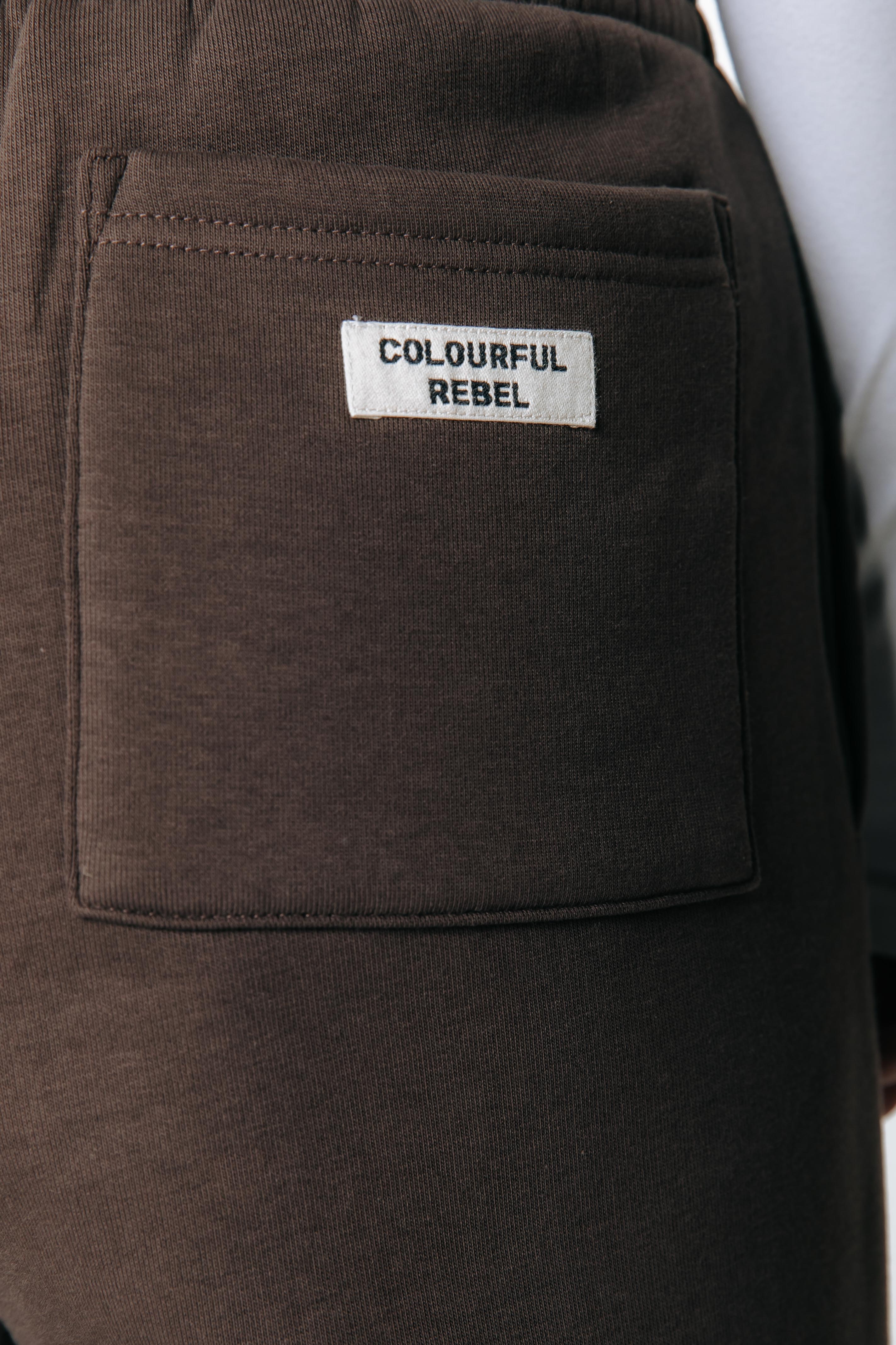 Uni-Label-Sweatpants | Braun