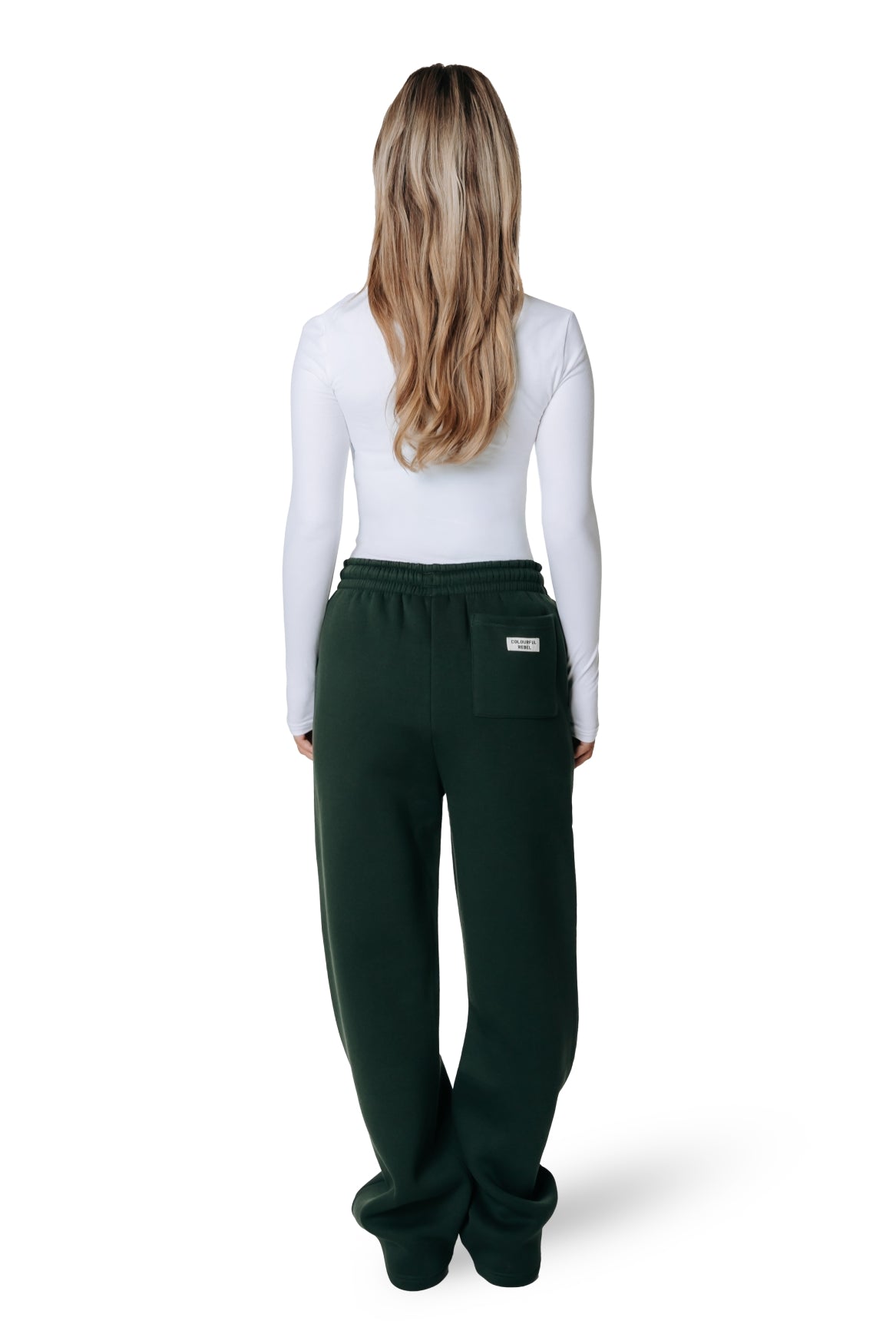 Uni-Label-Sweatpants | Dunkelgrün