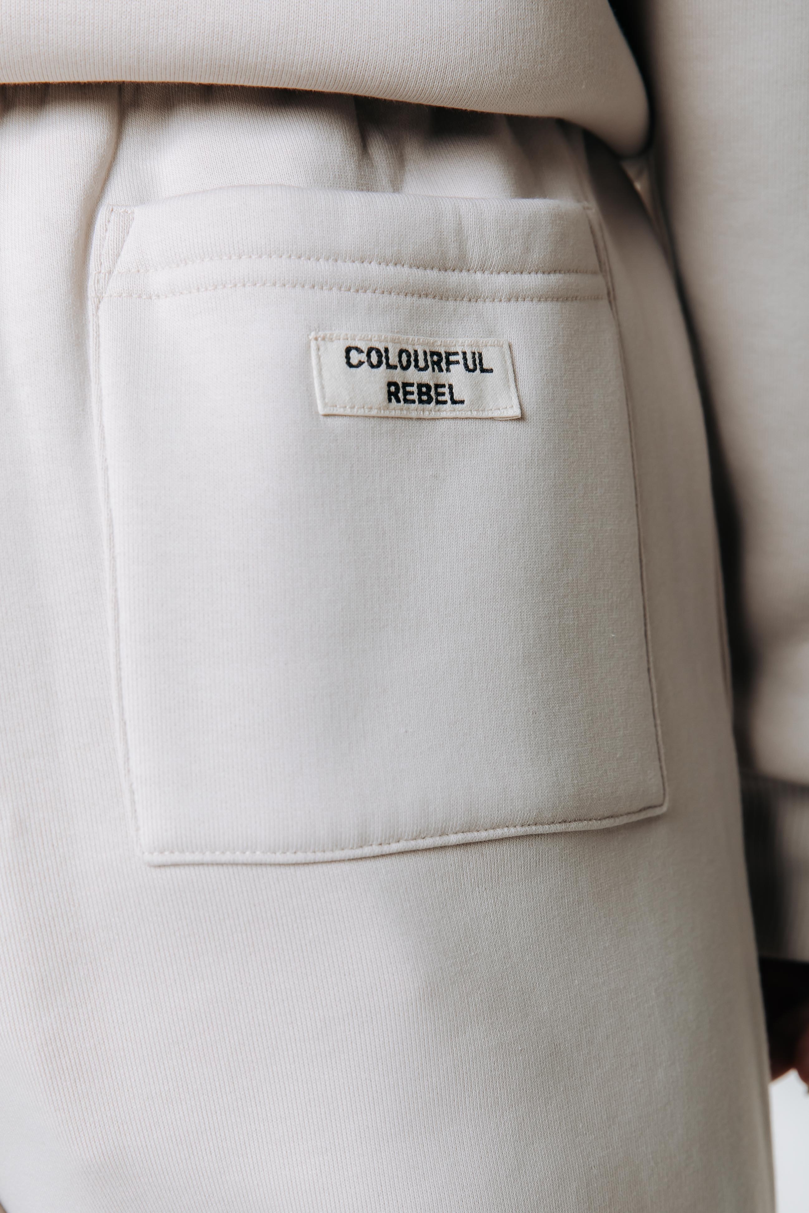 Label Sweatpants | Stone