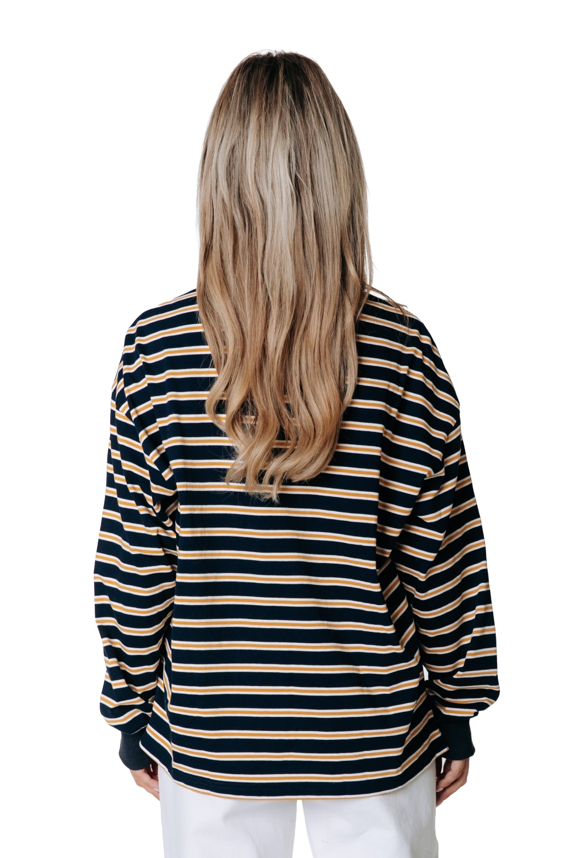 Skyler Striped Polo Longsleeve | Multicolor