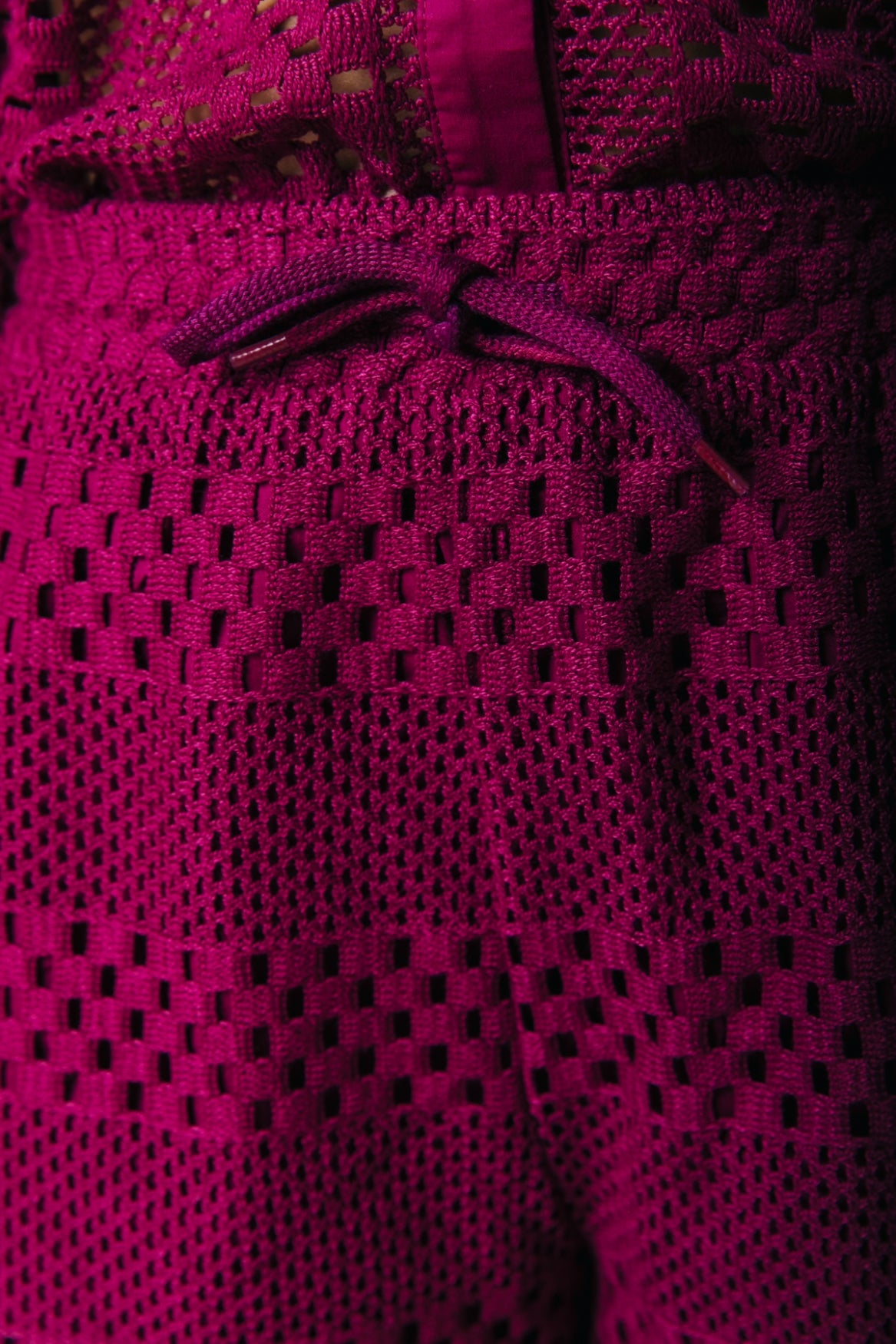 Norah Crochet Shorts | Deep Burgundy