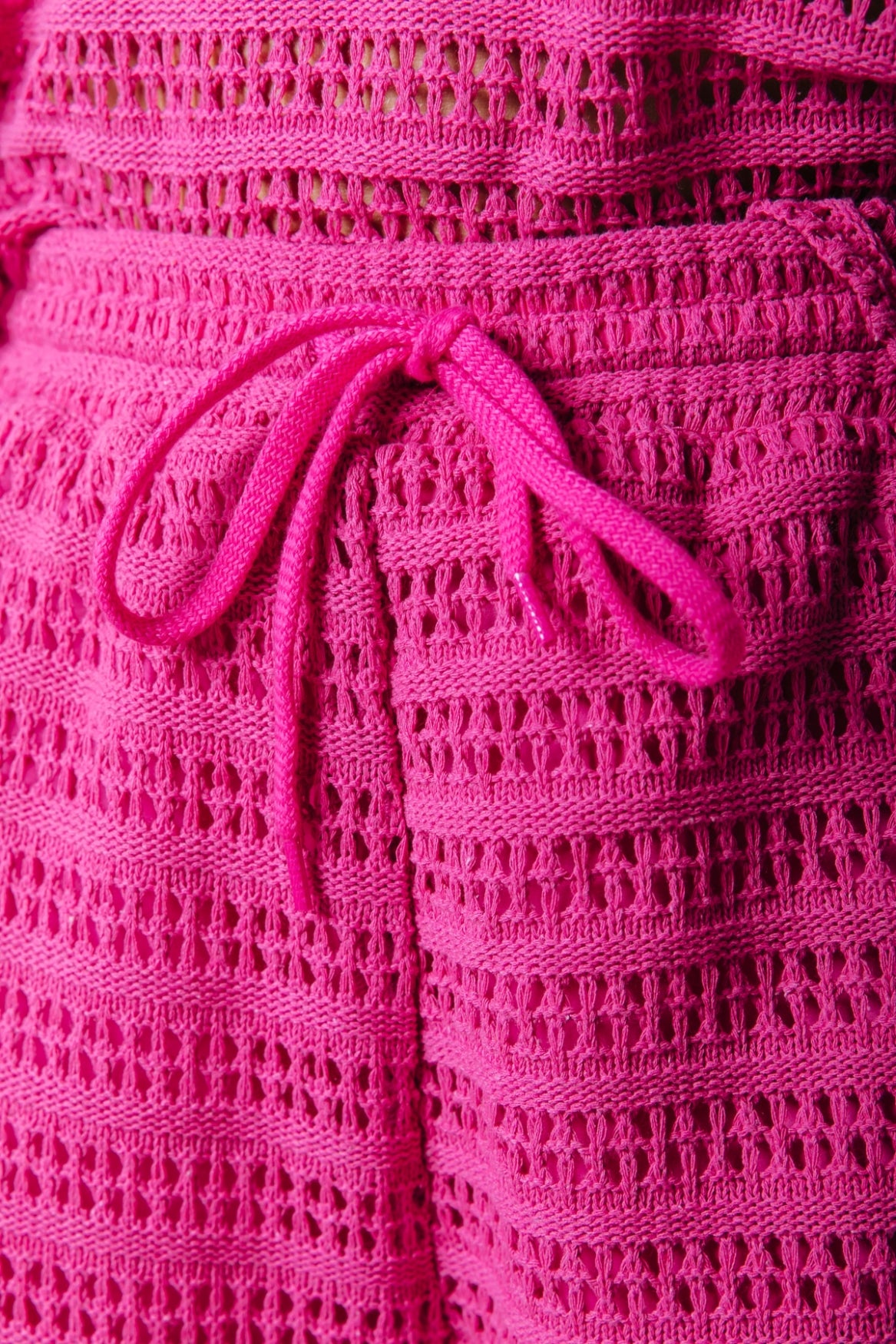 Norah Crochet Shorts | Dark Fuchsia