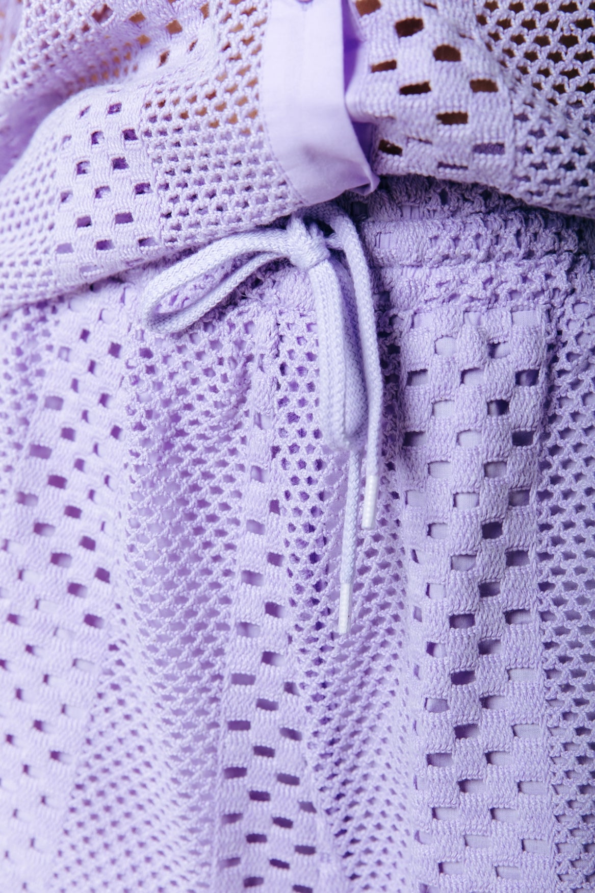 Norah Crochet Short | Light Lavender
