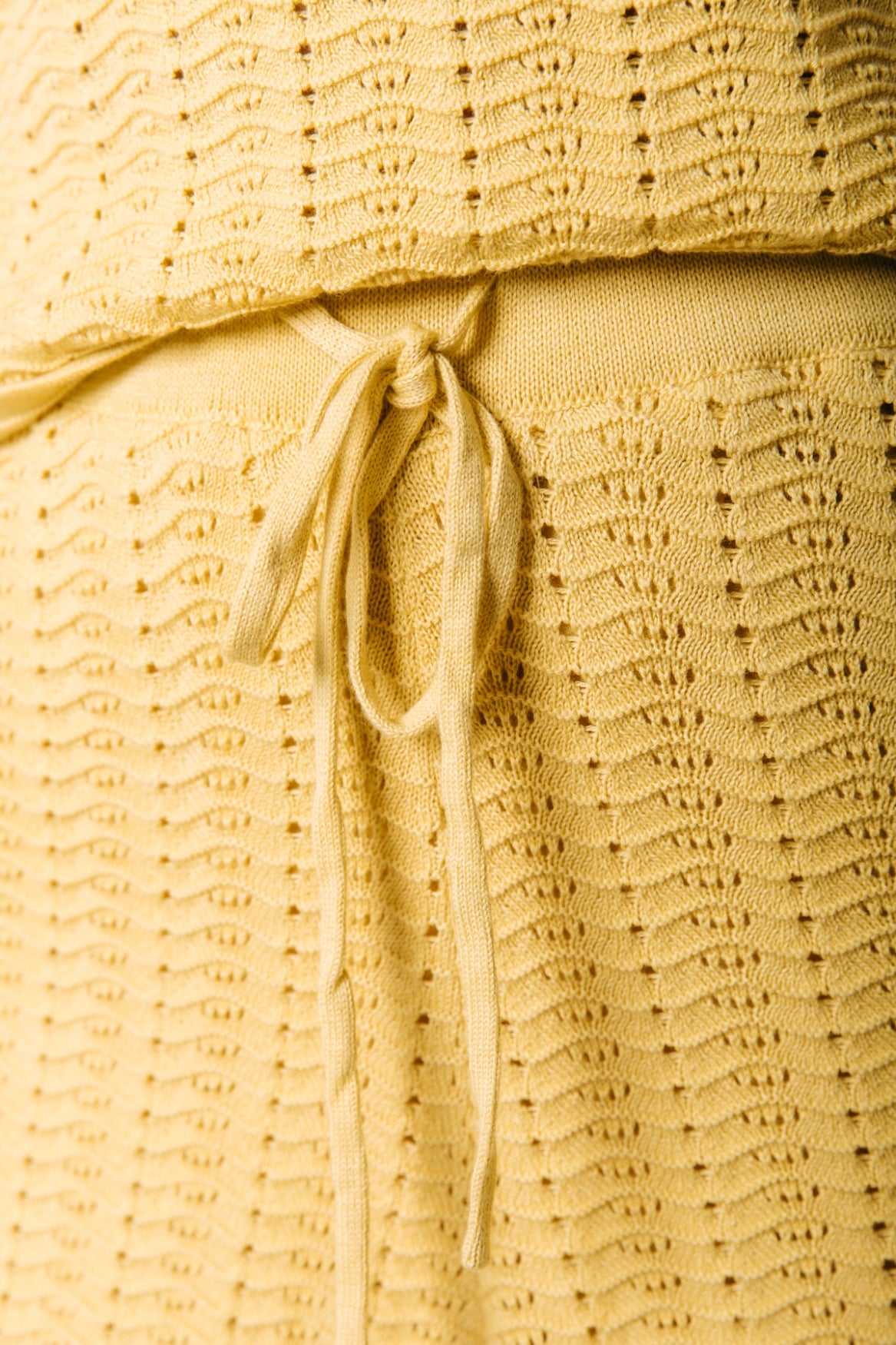 Norah Crochet Short | Warm yellow