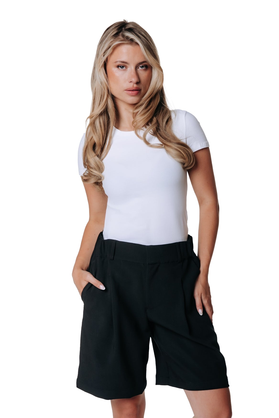 Demi Tailored Shorts | Black