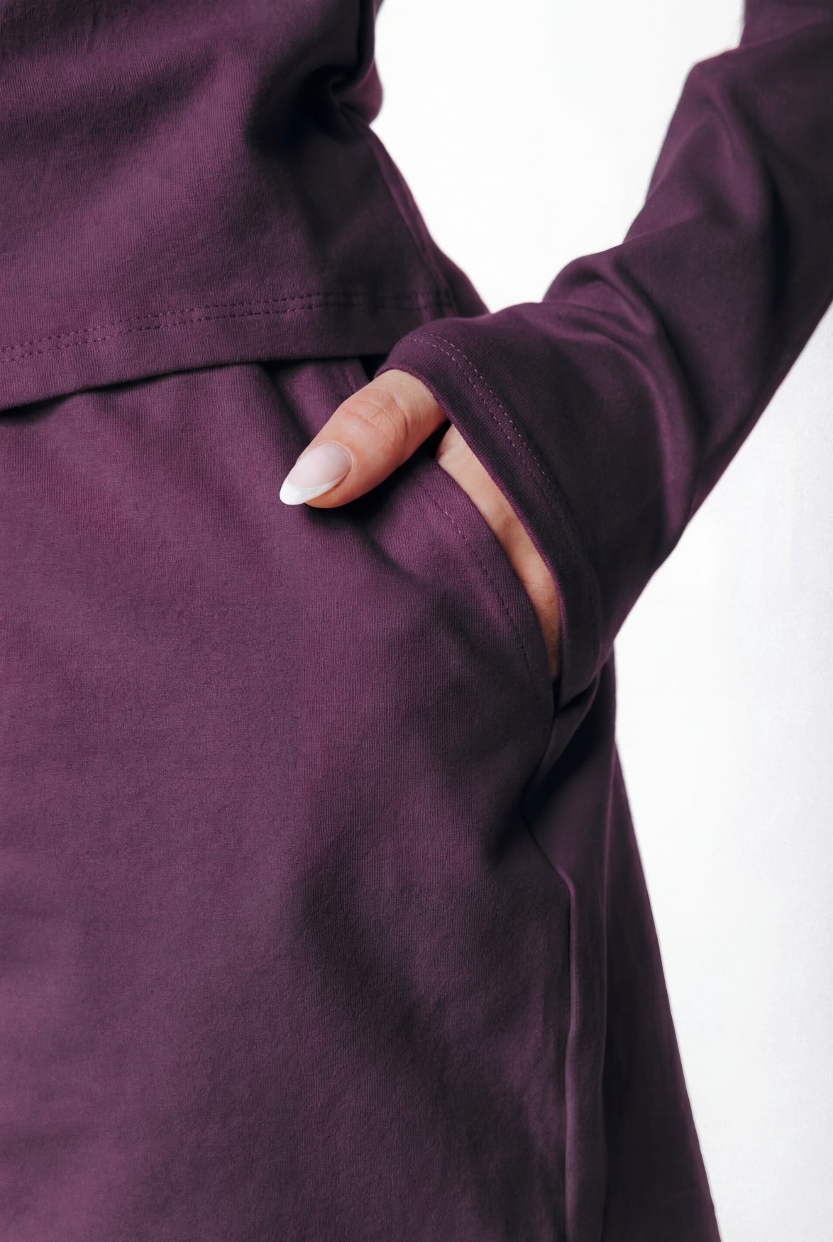 Lockere Shorts | Dunkelviolett