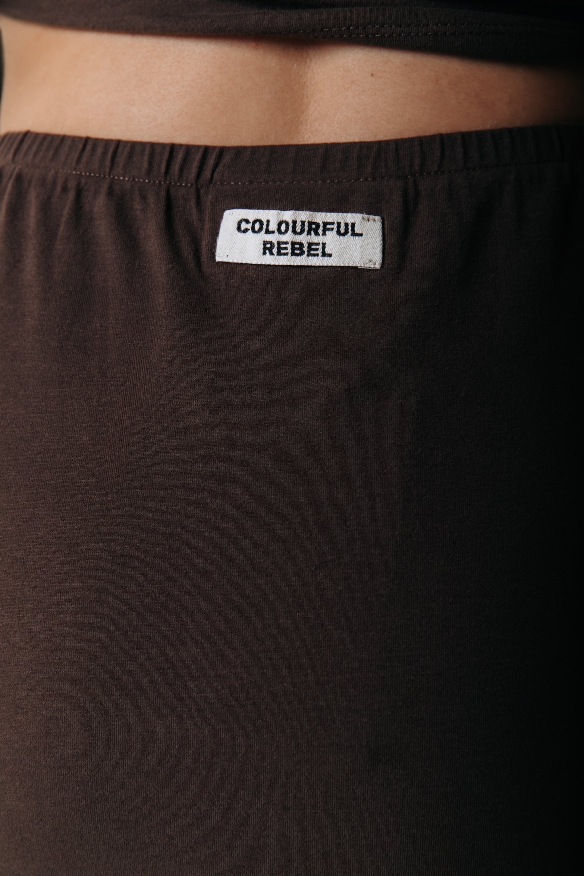 Fitted Maxi Skirt | Brown