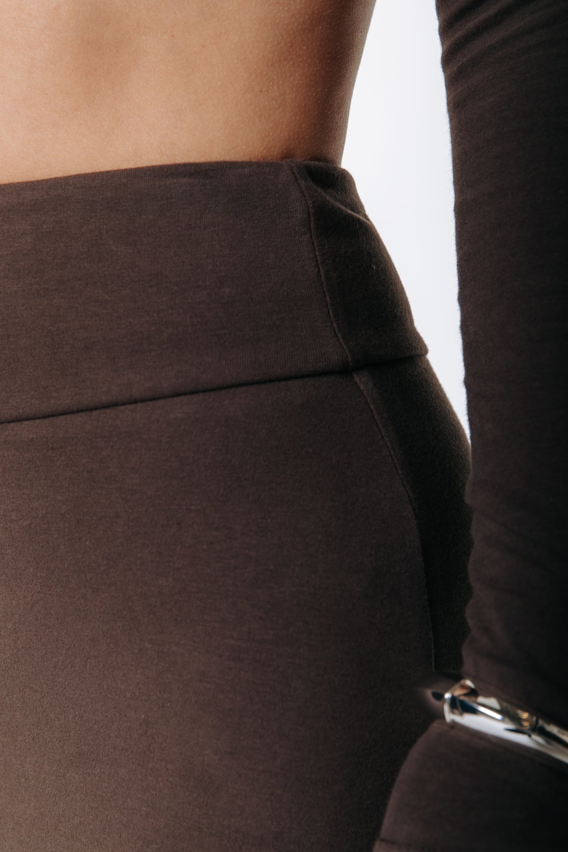 Fitted Skort | Brown