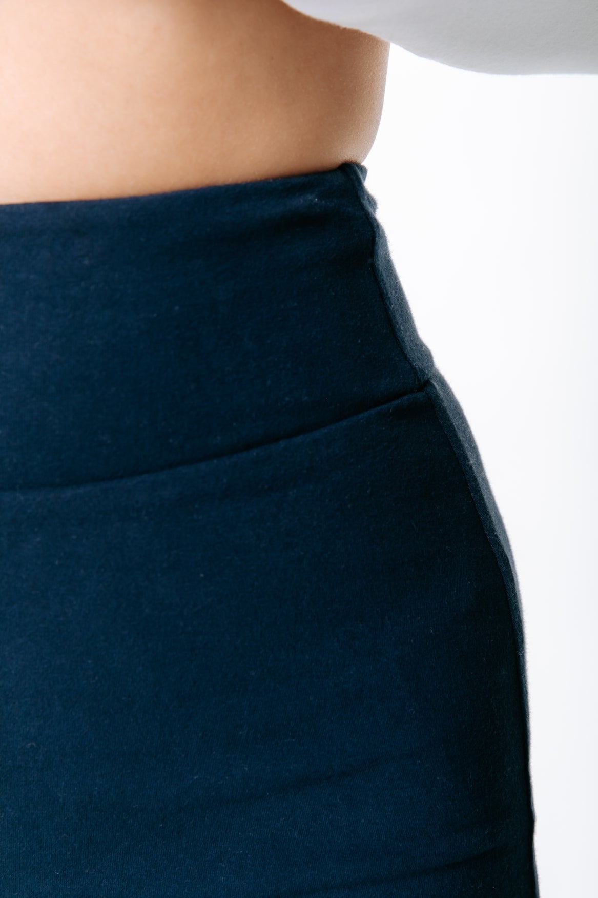 Figurbetonter Skort | Dunkelblau