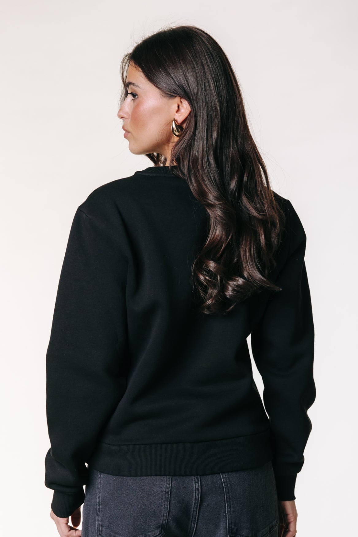 Uni Label Sweat | Black