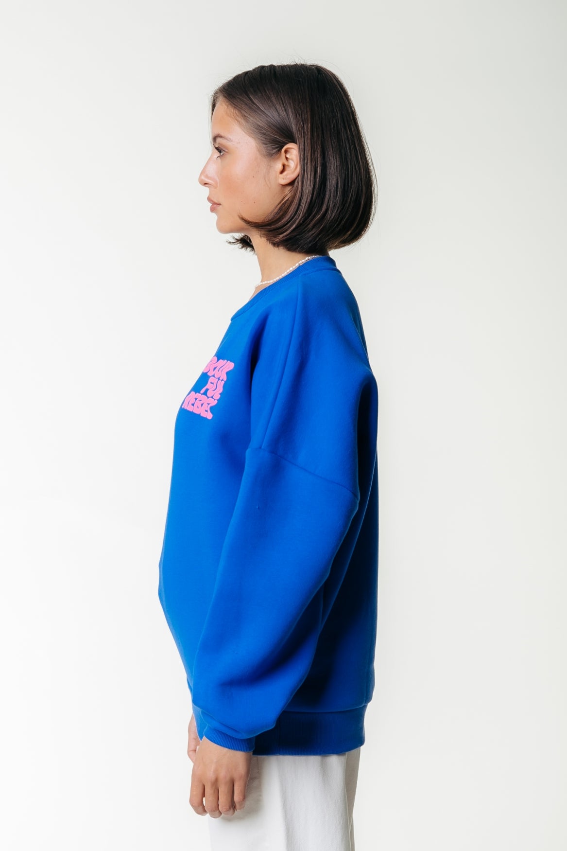 Wave Logo Sweat | Medium blue