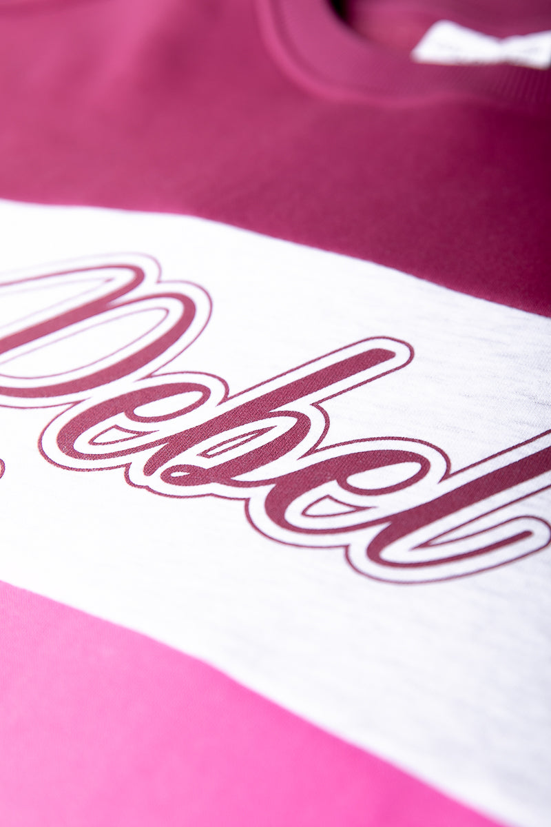 Colour Block Logo Sweat | Multicolor