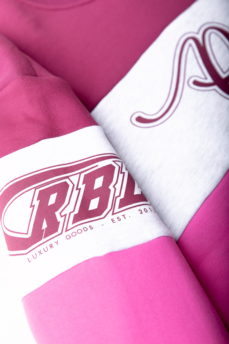 Colour Block Logo Sweat | Multicolor