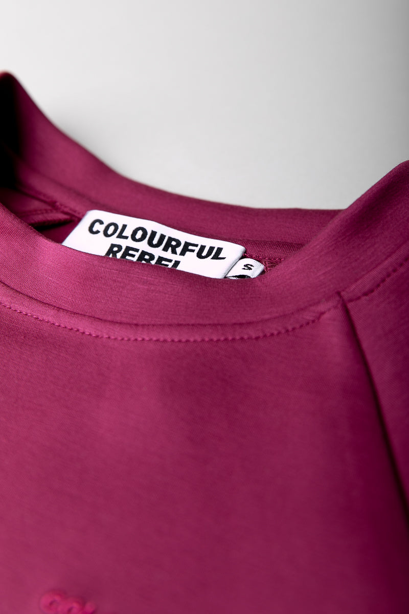 Jelena Raglan Sweat | Bordeaux