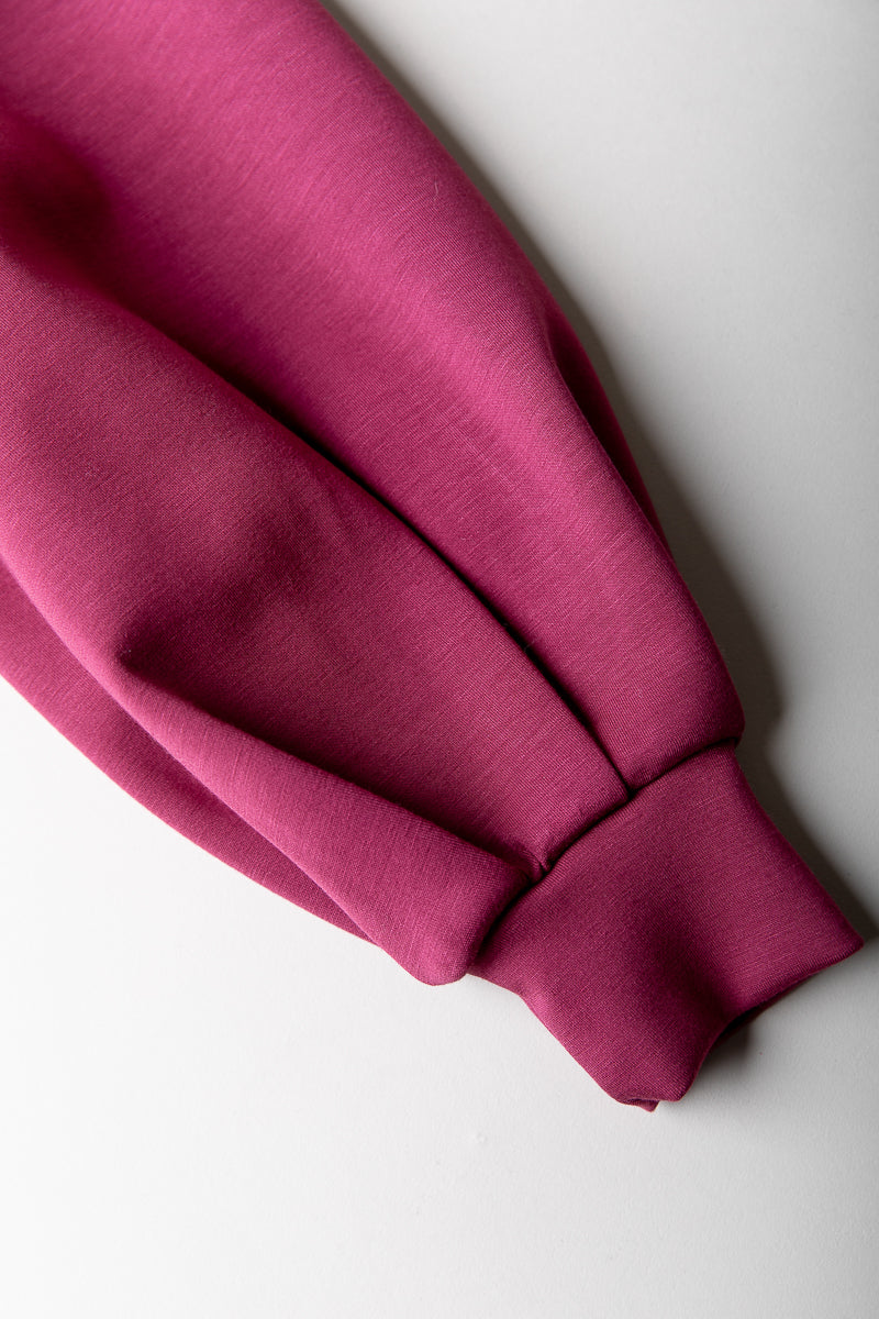 Jelena Raglan Sweat | Bordeaux