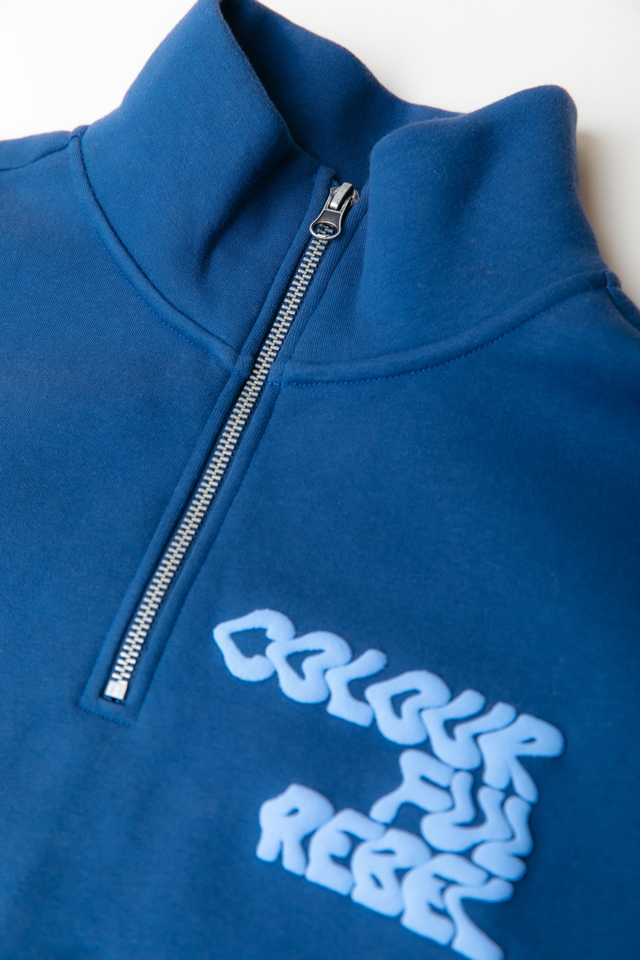 Uni Logo Zip Sweatshirt | Deep Cobalt