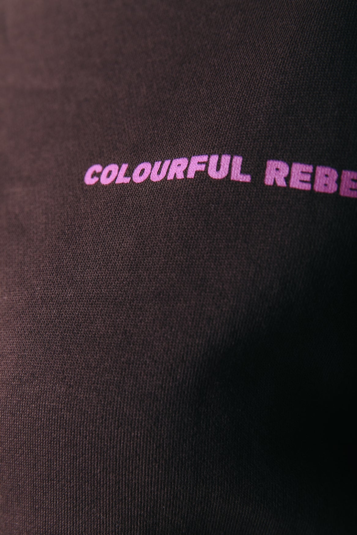 CR Big Logo Dropped Shoulder Sweatshirt | Chocolate Brown