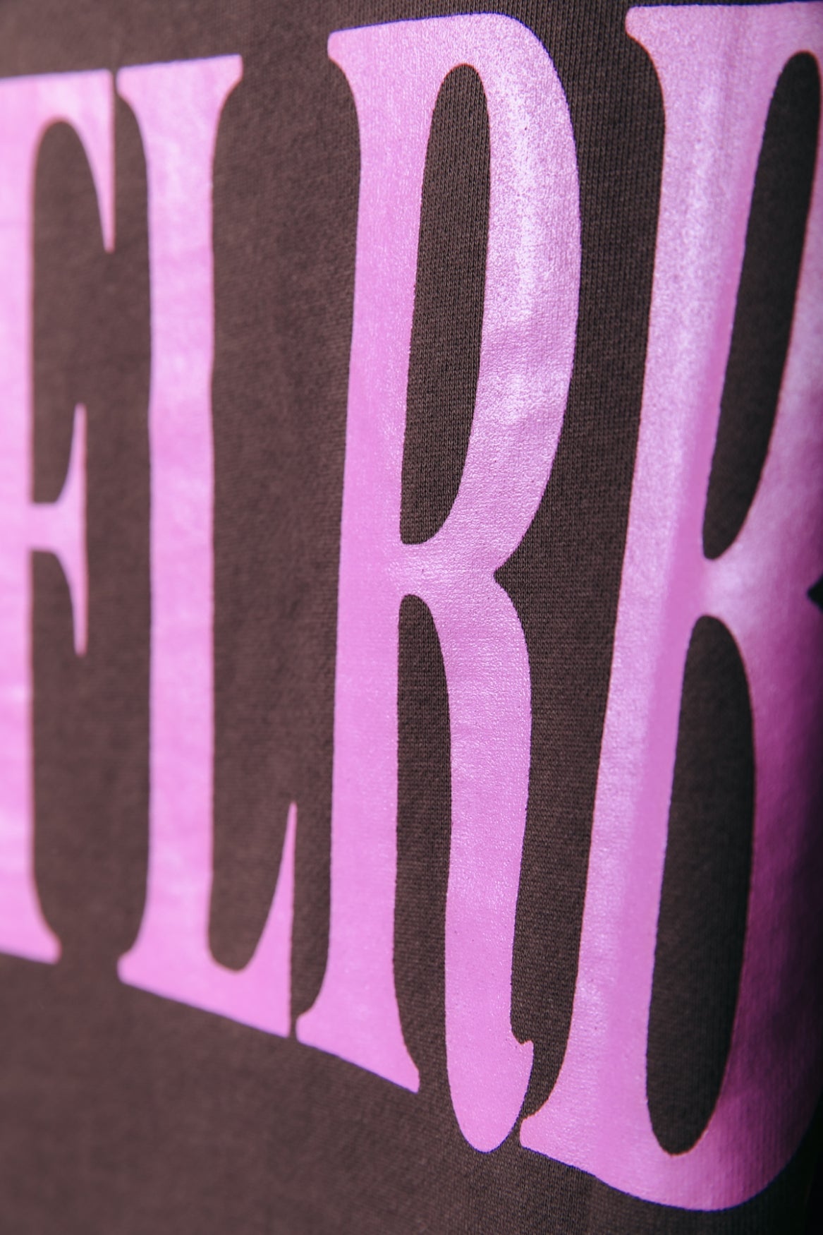 CR Big Logo Dropped Shoulder Sweatshirt | Chocolate Brown