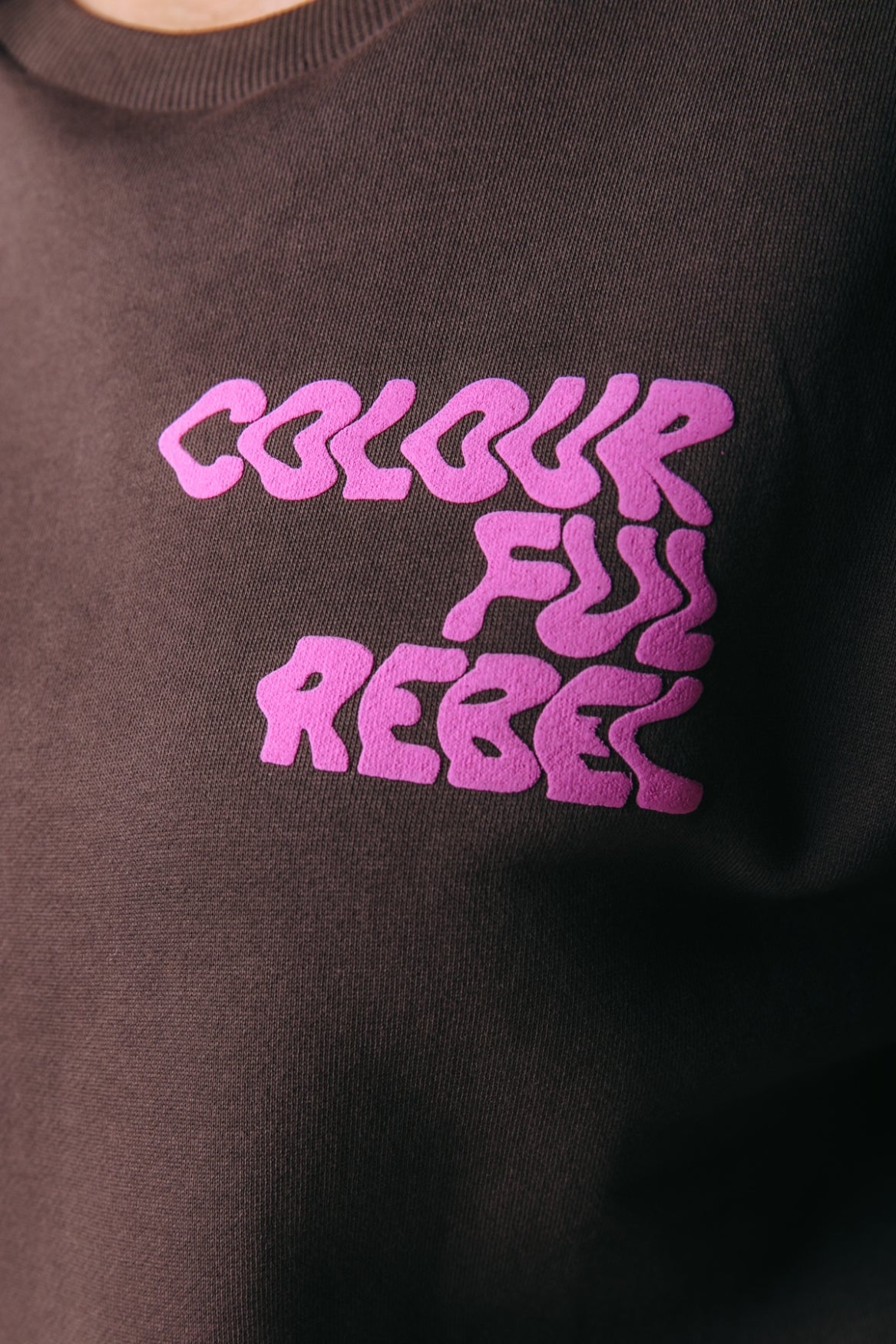 Puff Logo Relaxed Sweatshirt | Chocolate Brown