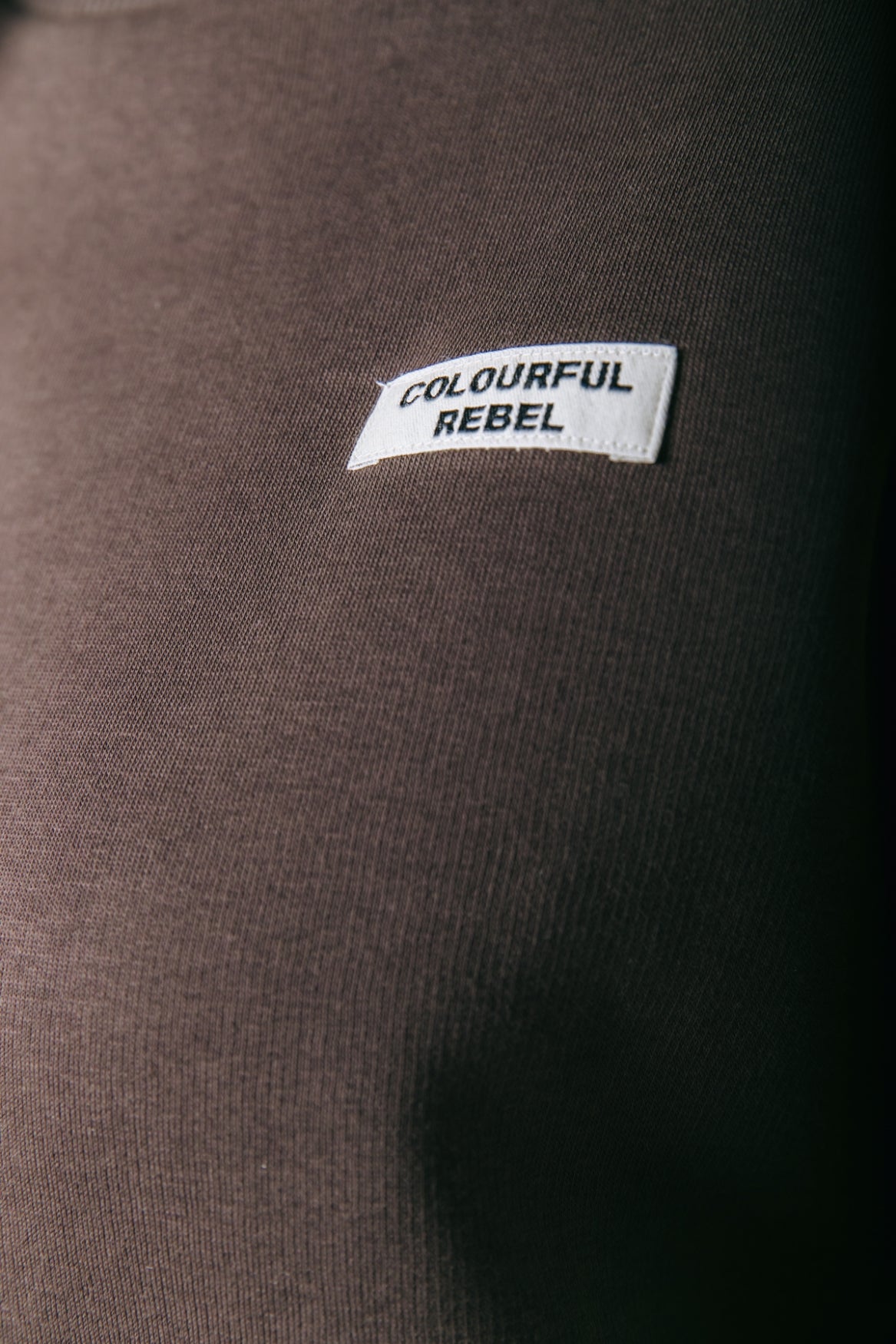 Uni Label Sweat | Darkest Brown