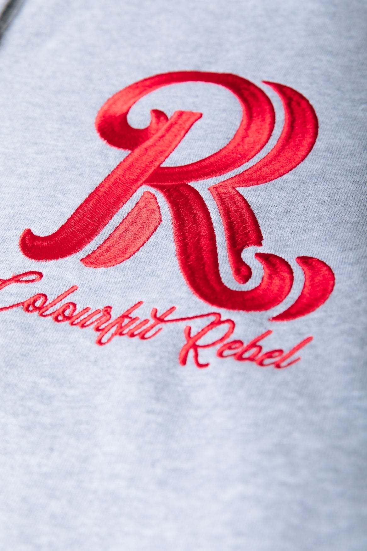 Lace Collar Dropped Shoulder Sweat | Light grey melange