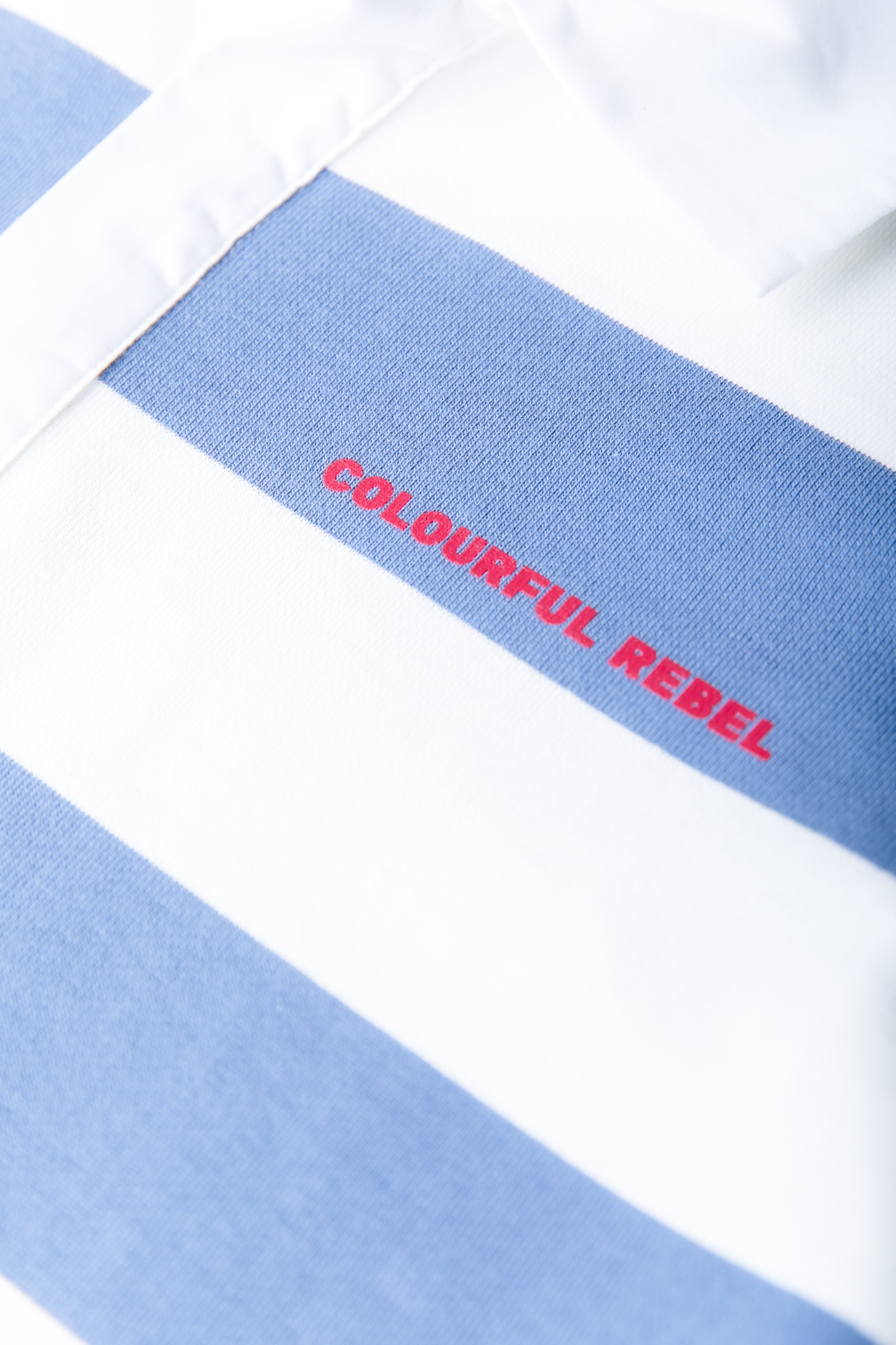 Skyler Striped 33 Polo | Medium blue