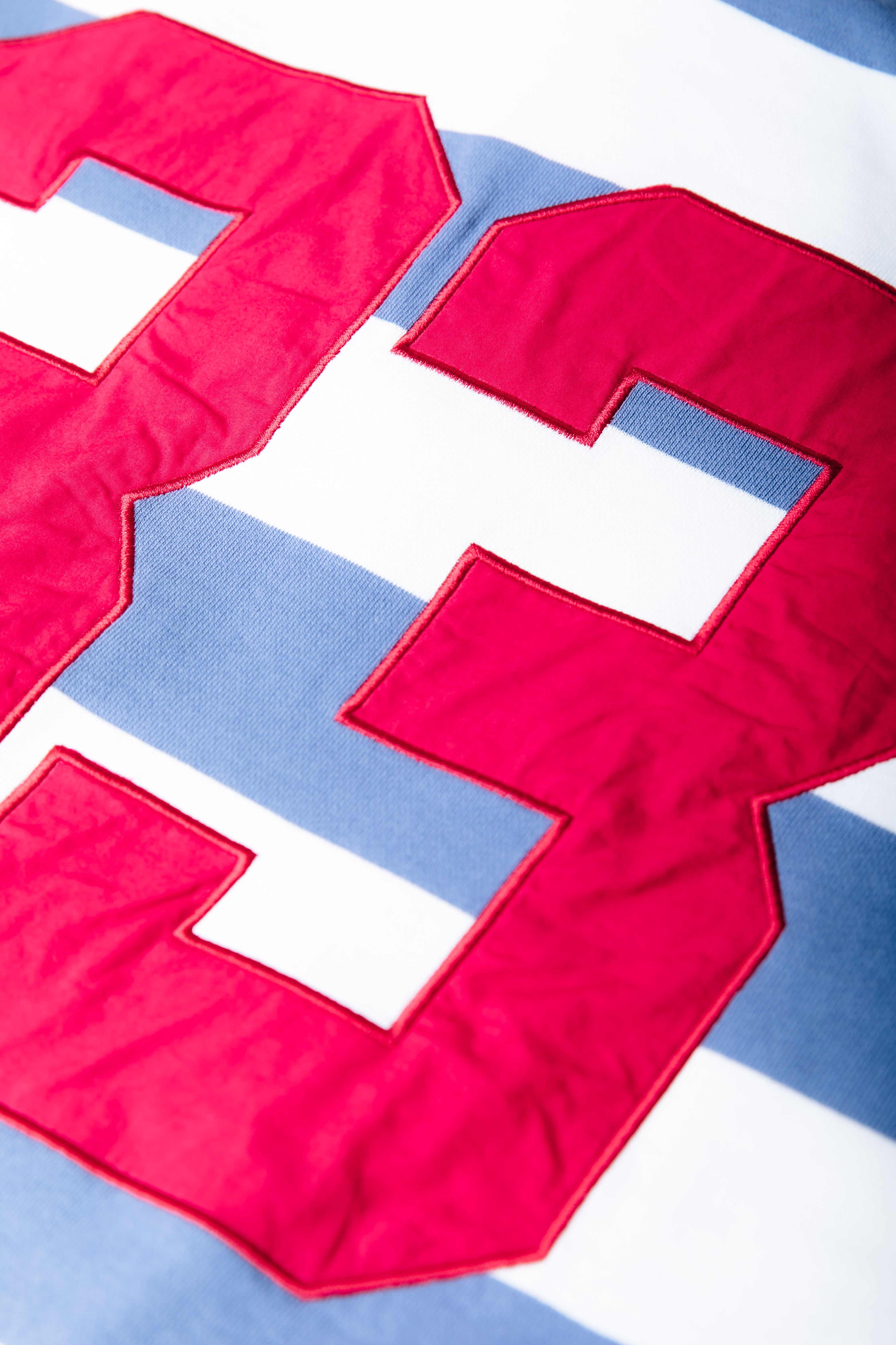 Skyler Striped 33 Polo | Medium blue