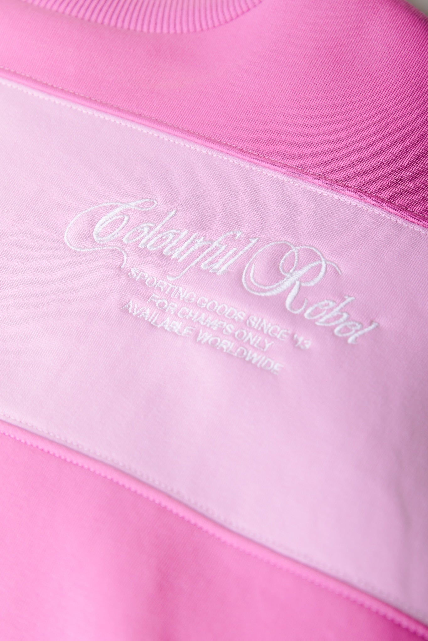 Cut & Sew Sweat | Pink