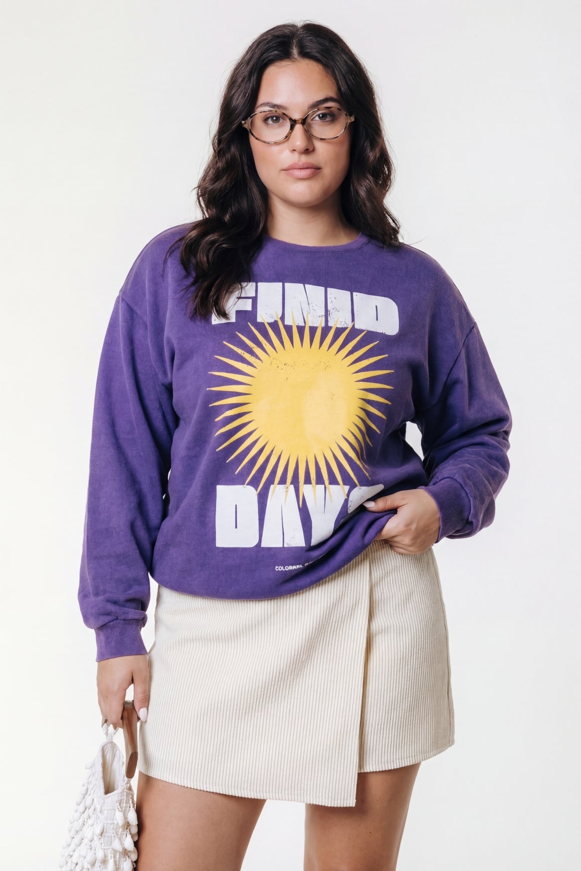 Sunny Days Sweat | Purple