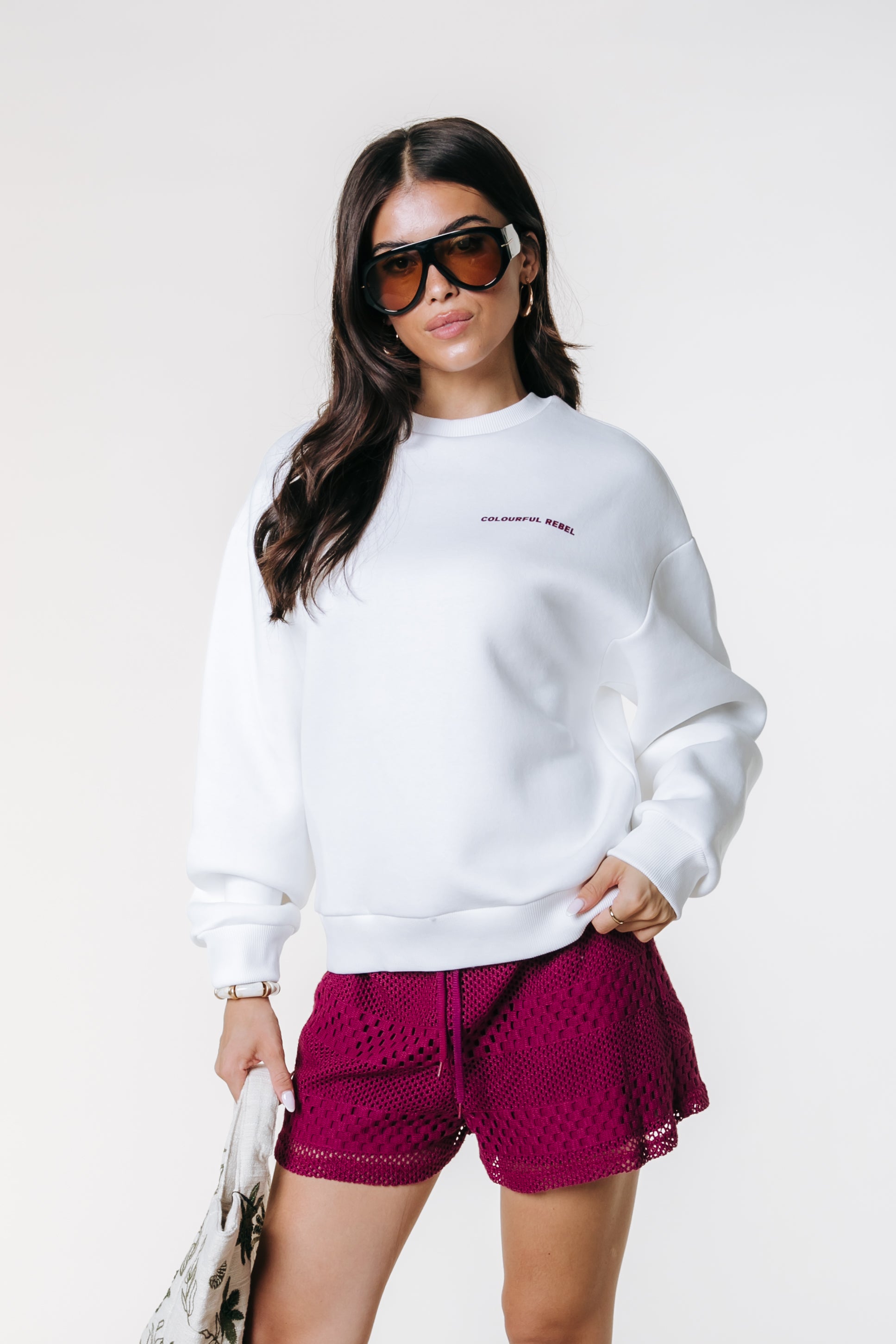 Summer Shell Sweat | Standardweiß
