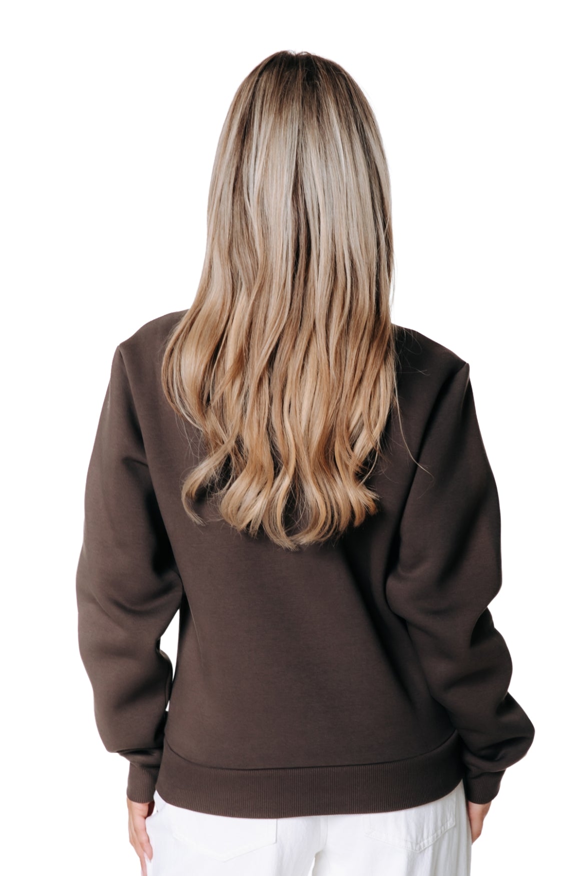 Logo Wave Sweat | Brown