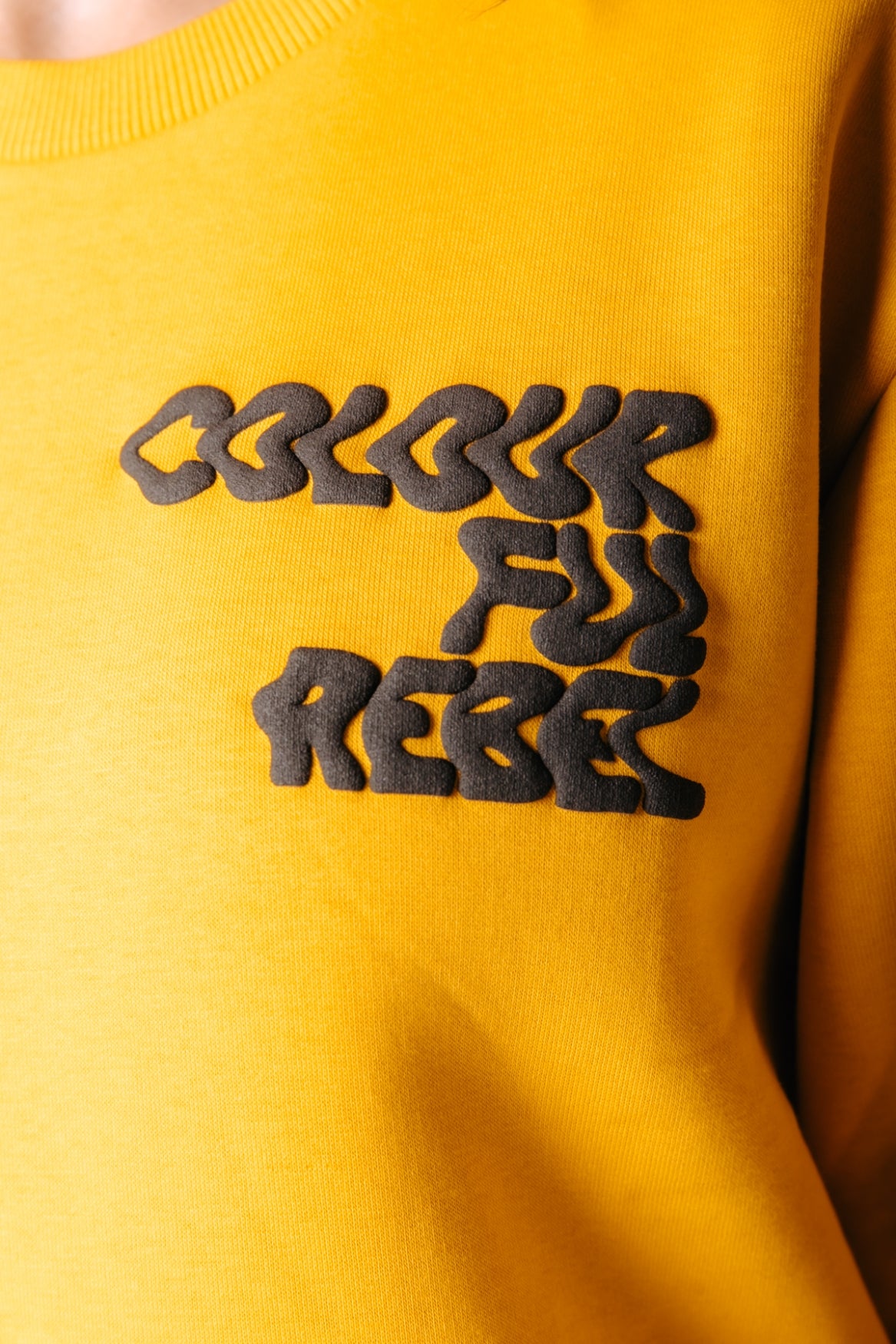Logo Wave Sweat | Ochre Yellow