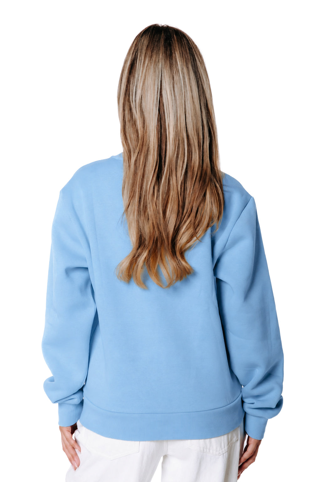 Logo Wave Sweat | Light Grey Blue