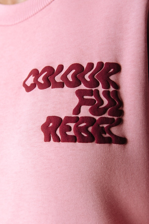 Logo Wave Sweat | Pink