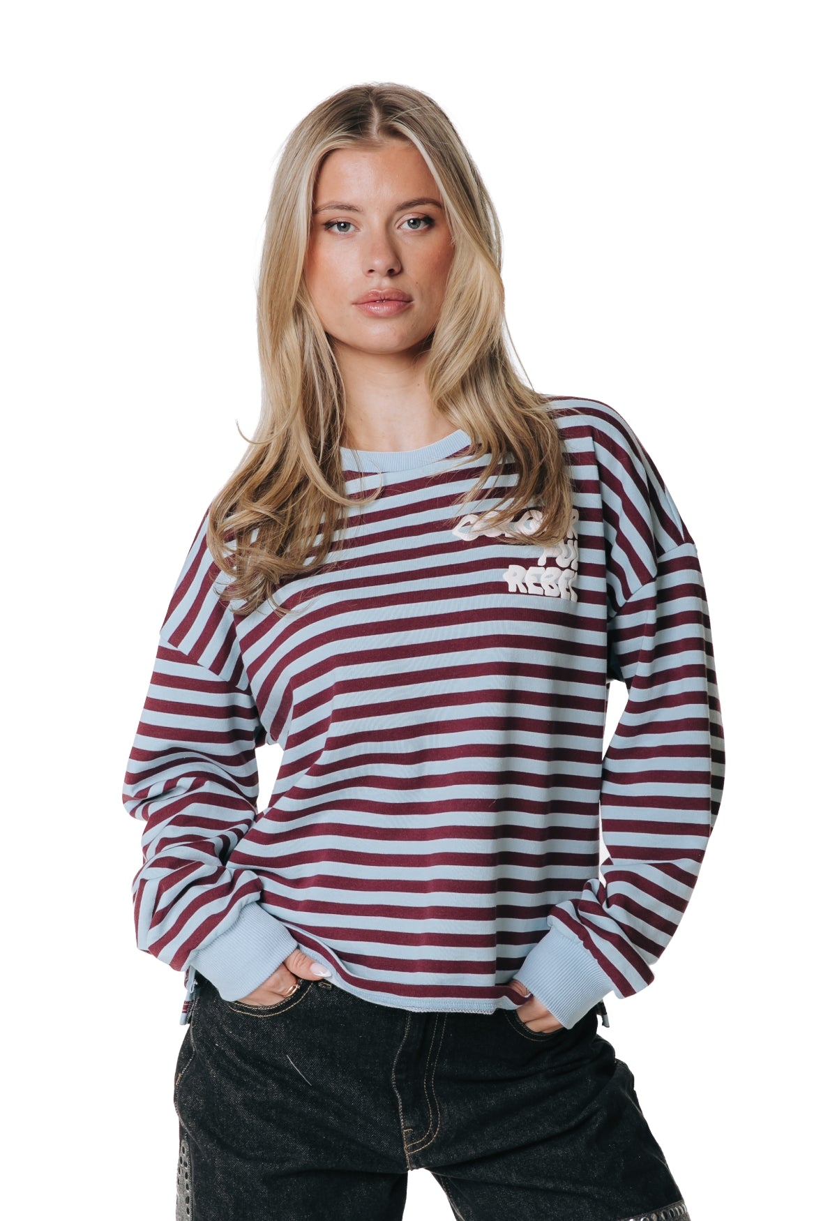 Multi Stripe Longsleeve | Blue / Wine