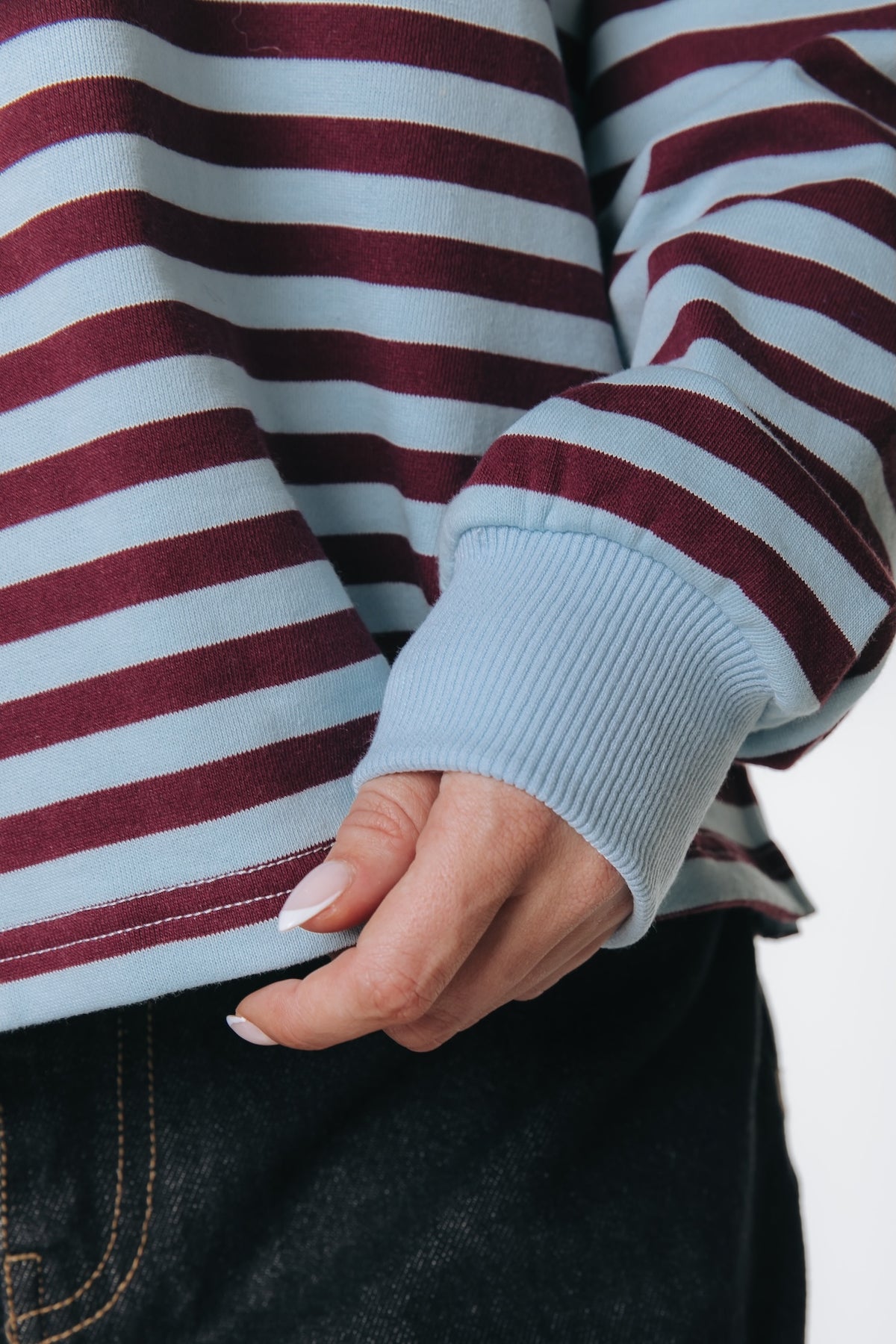 Multi Stripe Longsleeve | Blue / Wine