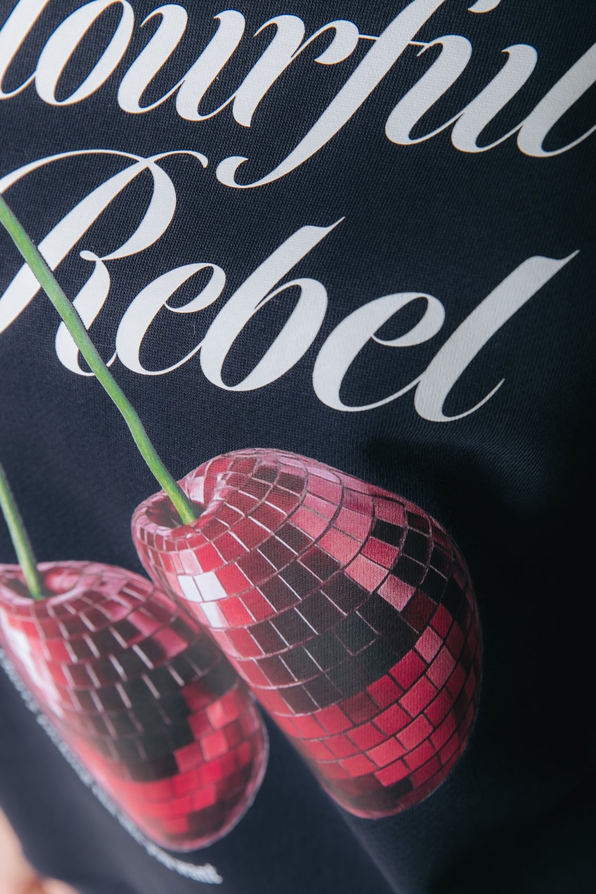 Disco Cherries Sweat | Navy
