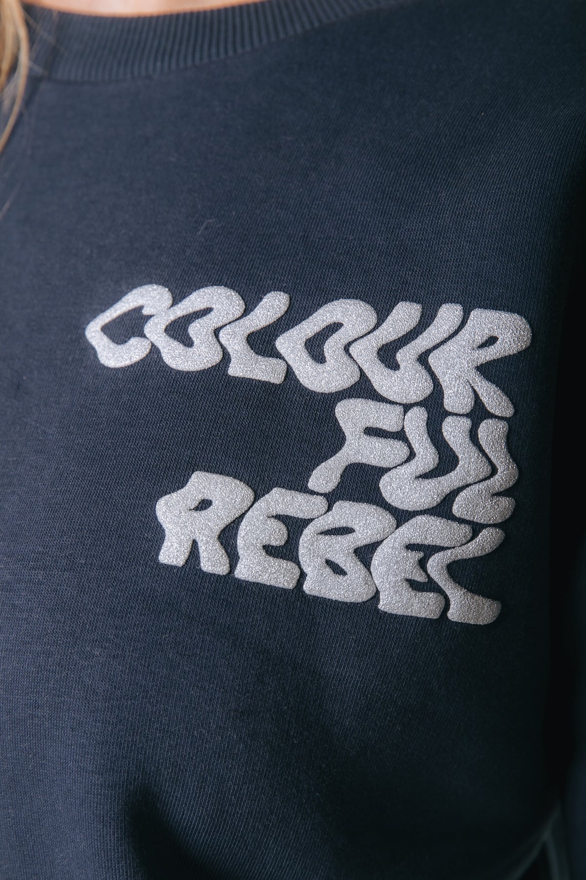 Logo Wave Sweat | Navy