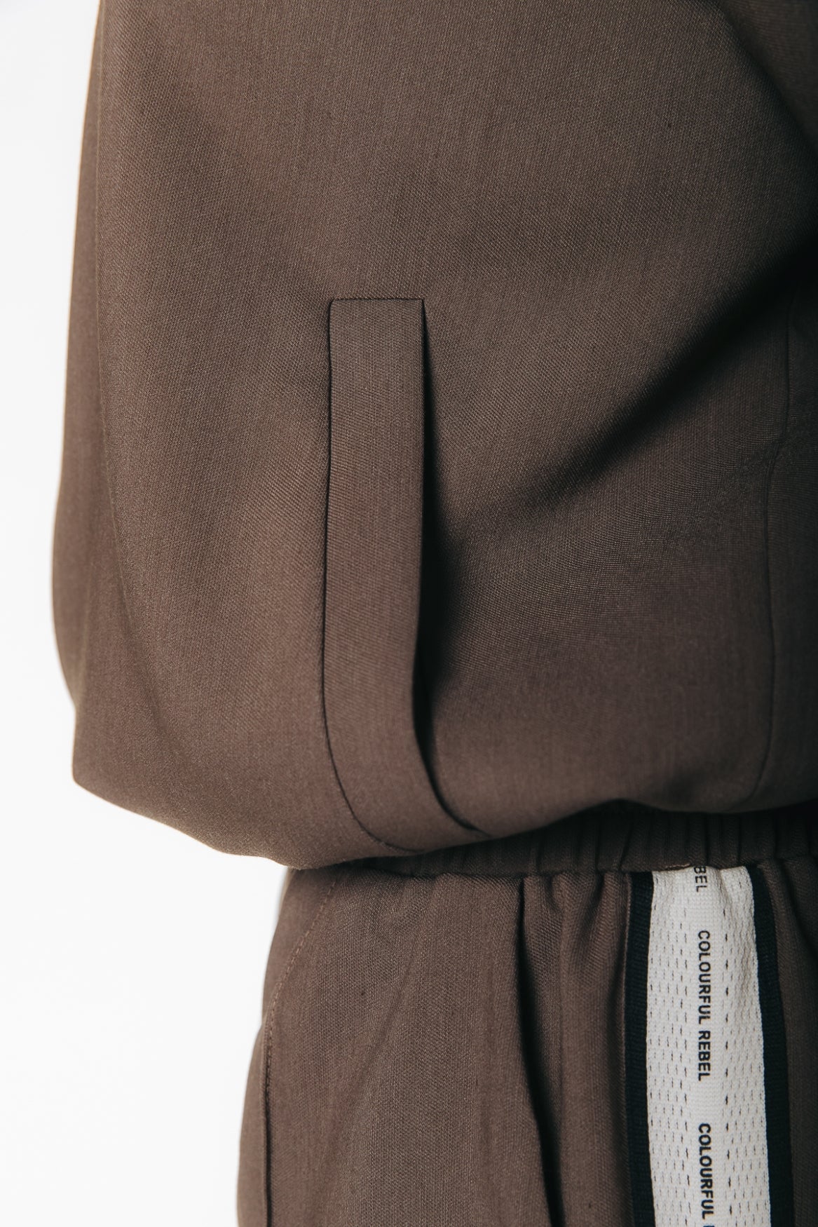 Koko Tuxedo Track Jacket | Brown