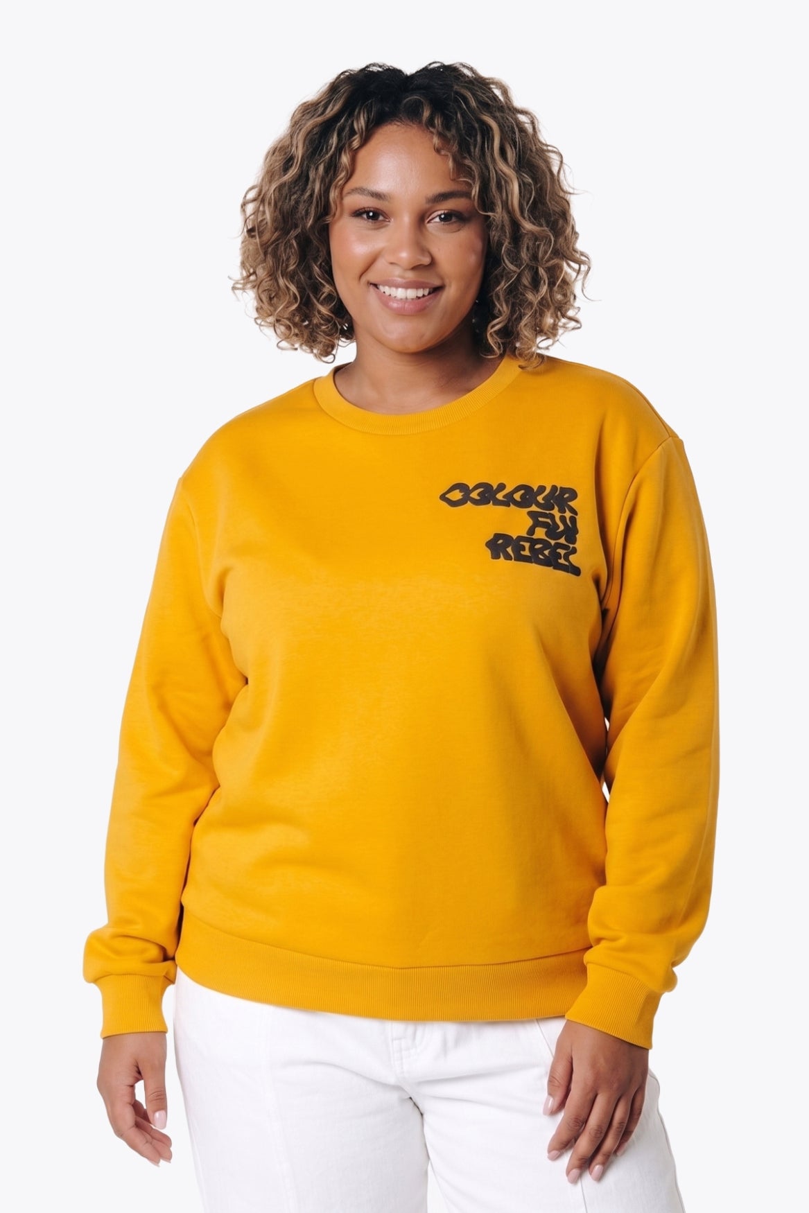 Logo Wave Sweat | Ochre Yellow