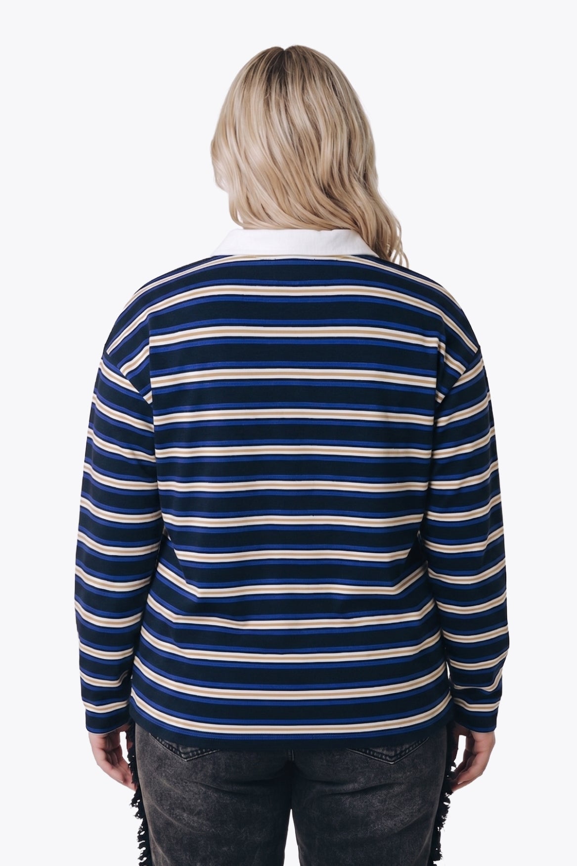 Sport Collar Sweat | Navy