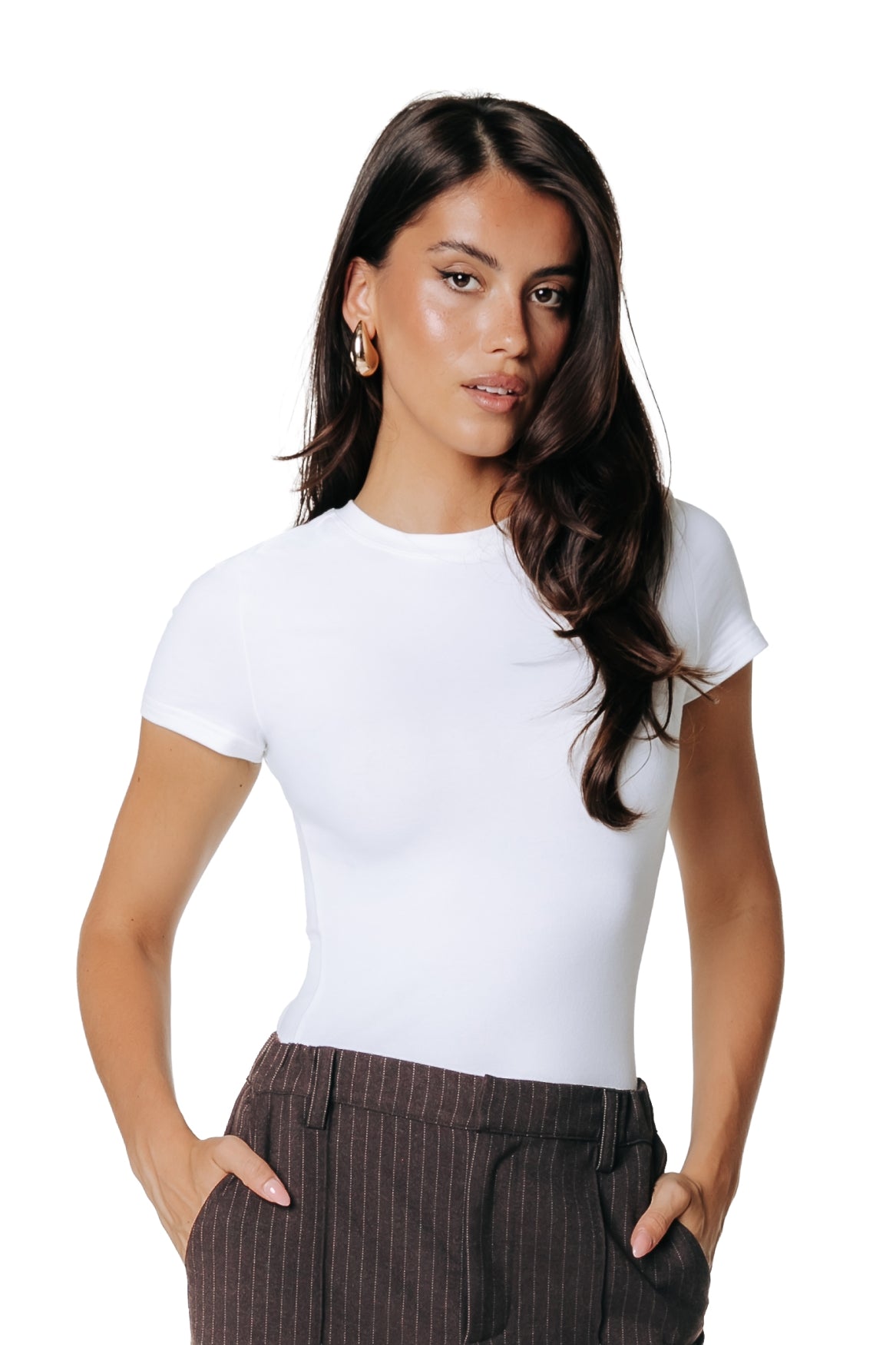 Fitted T-shirt | Optic white
