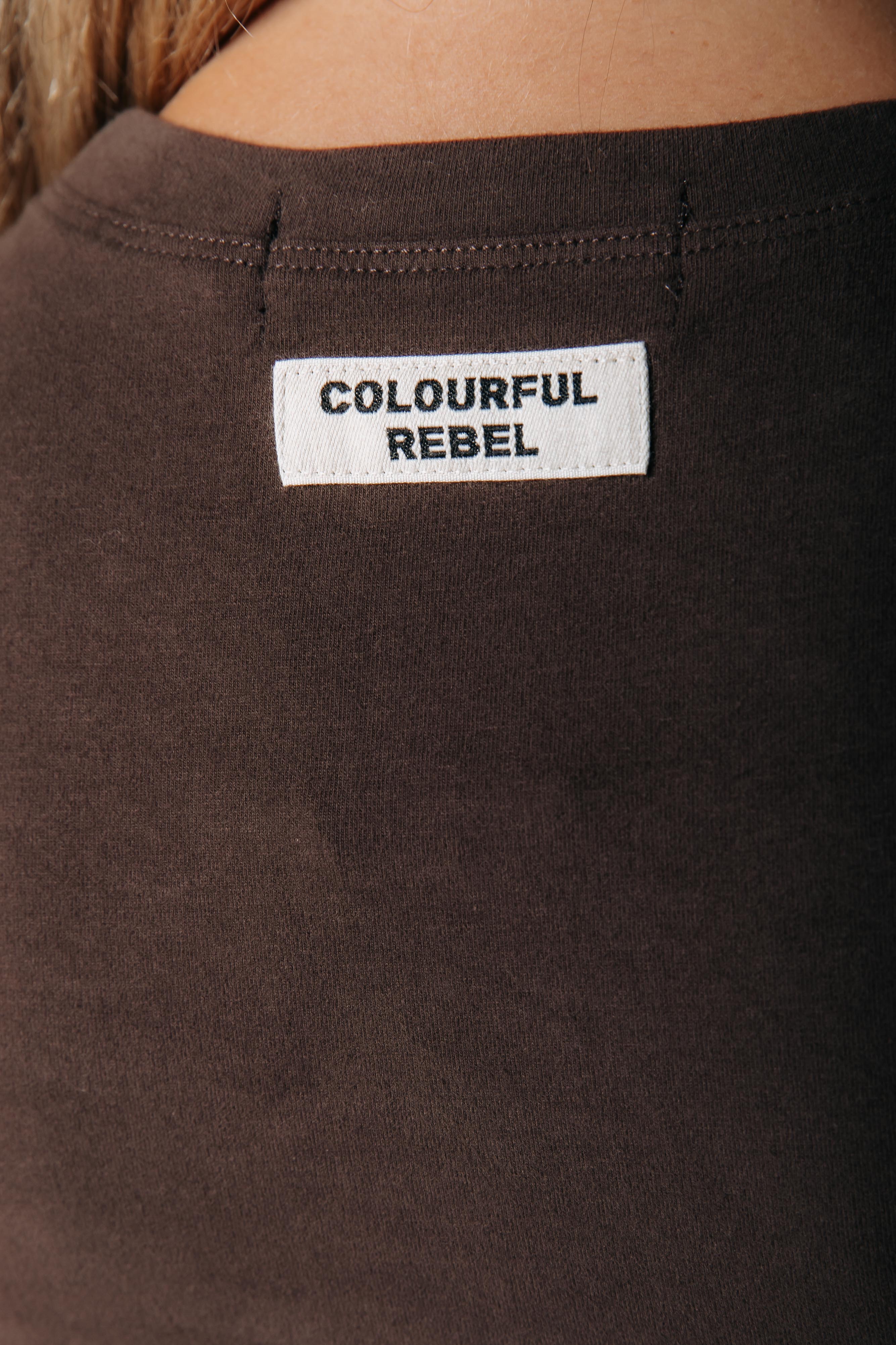 Fitted T-shirt | Brown