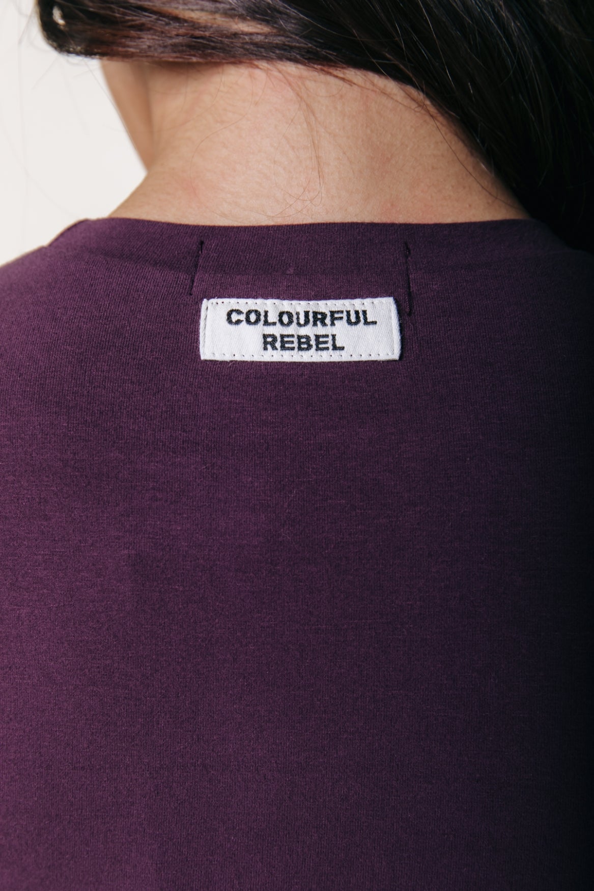 Uni Fitted Longsleeve T-shirt | Dark purple