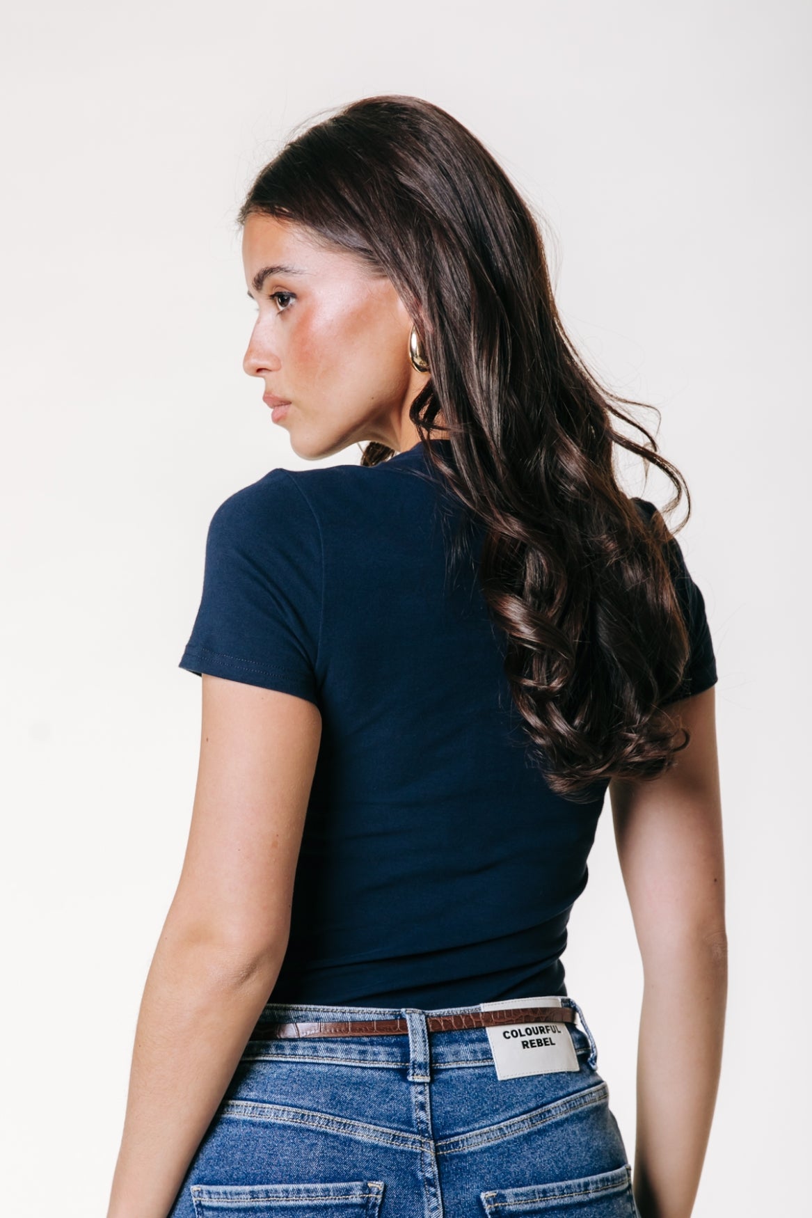 Fitted T-shirt | Dark Navy
