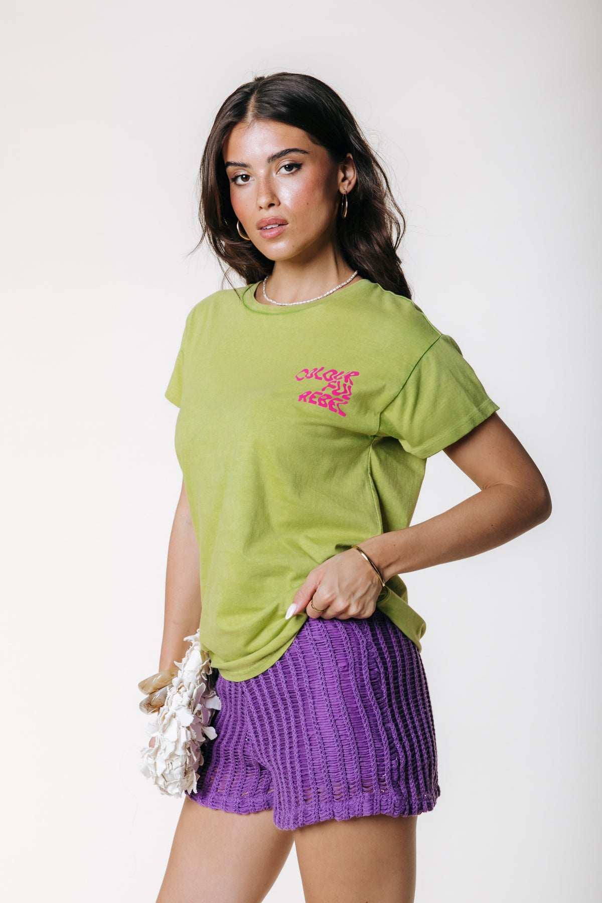 Puff Logo T-shirt | Pickle green